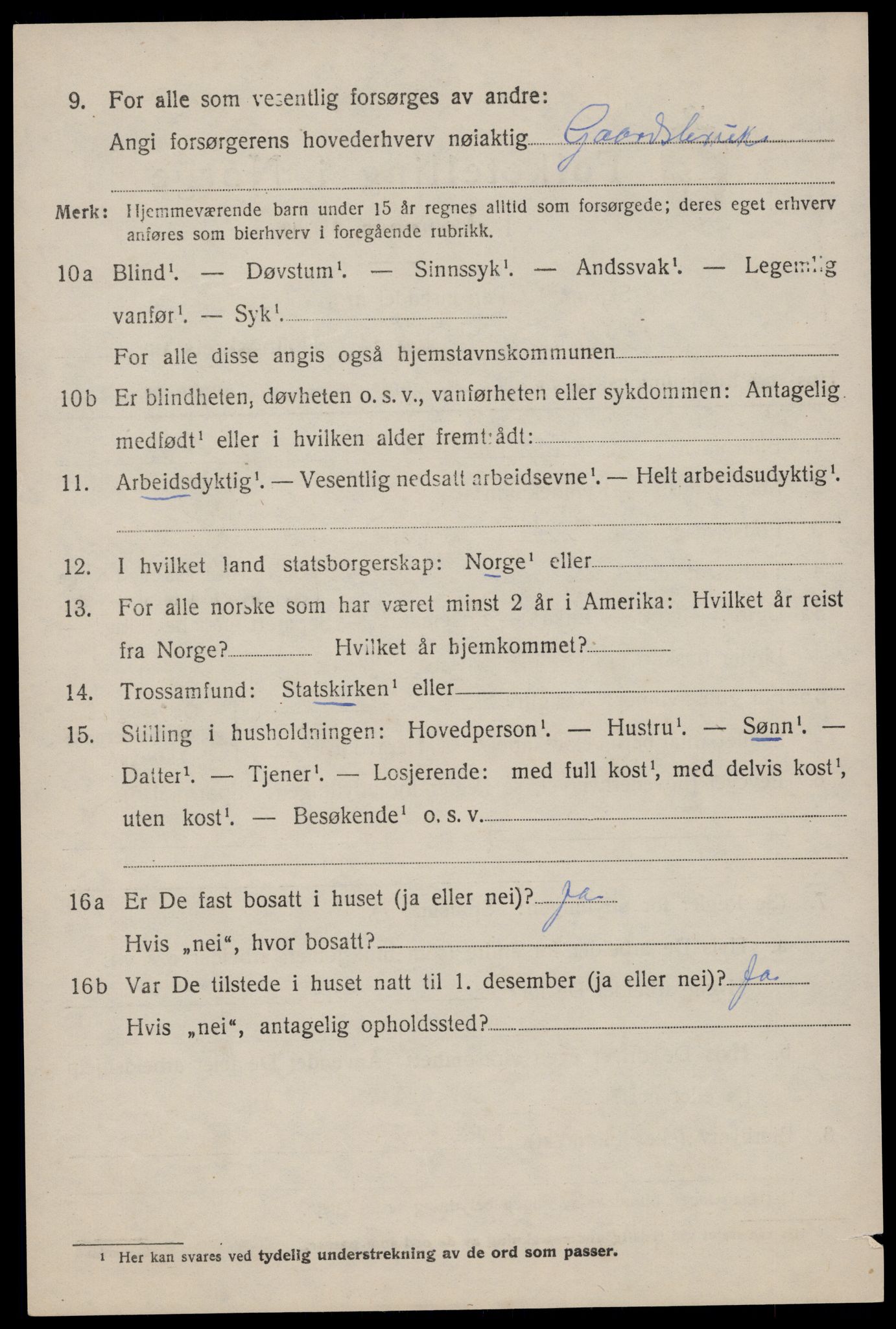 SAST, 1920 census for Heskestad, 1920, p. 1428