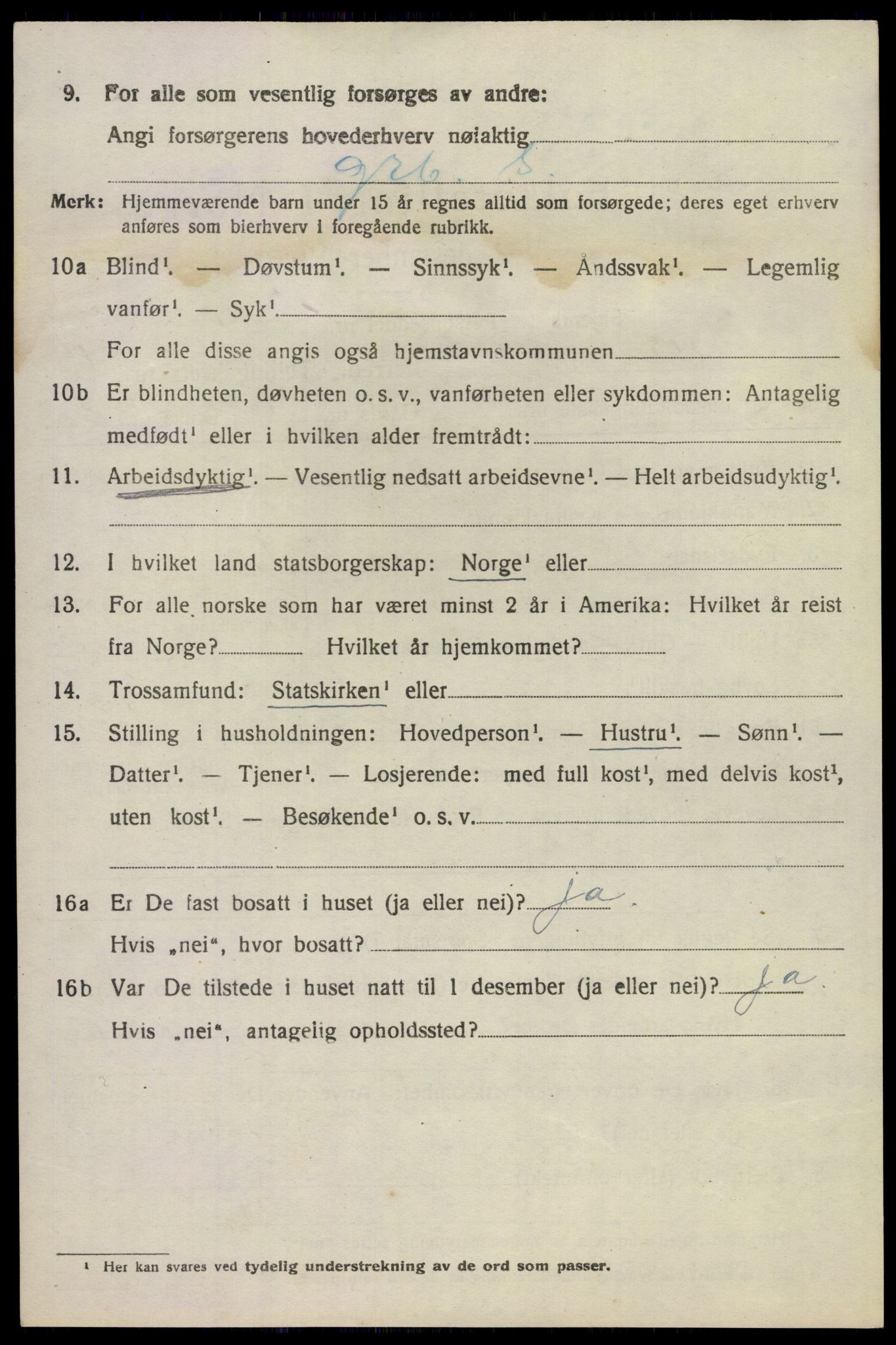 SAKO, 1920 census for Hovin, 1920, p. 1476