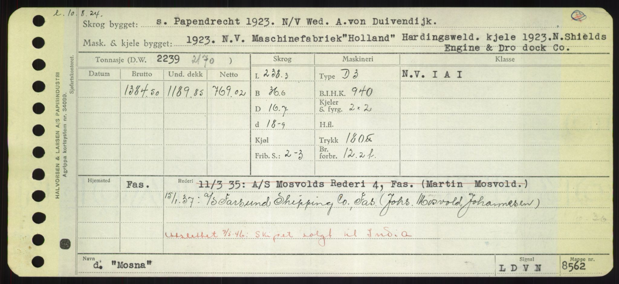 Sjøfartsdirektoratet med forløpere, Skipsmålingen, AV/RA-S-1627/H/Hd/L0025: Fartøy, Min-Mås, p. 281