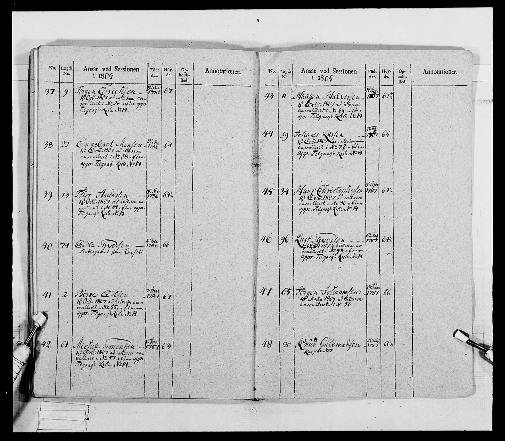 Generalitets- og kommissariatskollegiet, Det kongelige norske kommissariatskollegium, AV/RA-EA-5420/E/Eh/L0069: Opplandske gevorbne infanteriregiment, 1810-1818, p. 51