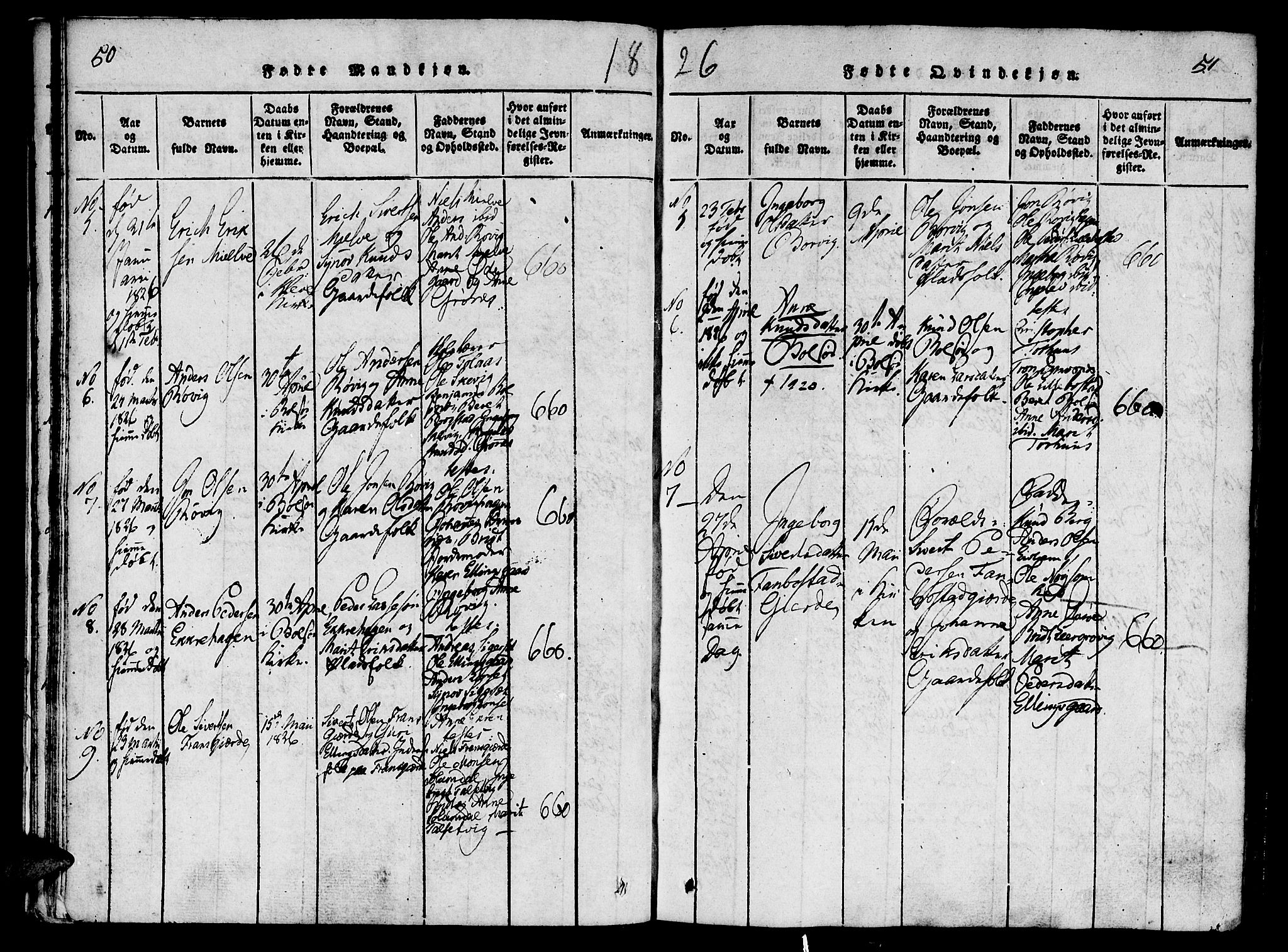 Ministerialprotokoller, klokkerbøker og fødselsregistre - Møre og Romsdal, AV/SAT-A-1454/555/L0652: Parish register (official) no. 555A03, 1817-1843, p. 50-51