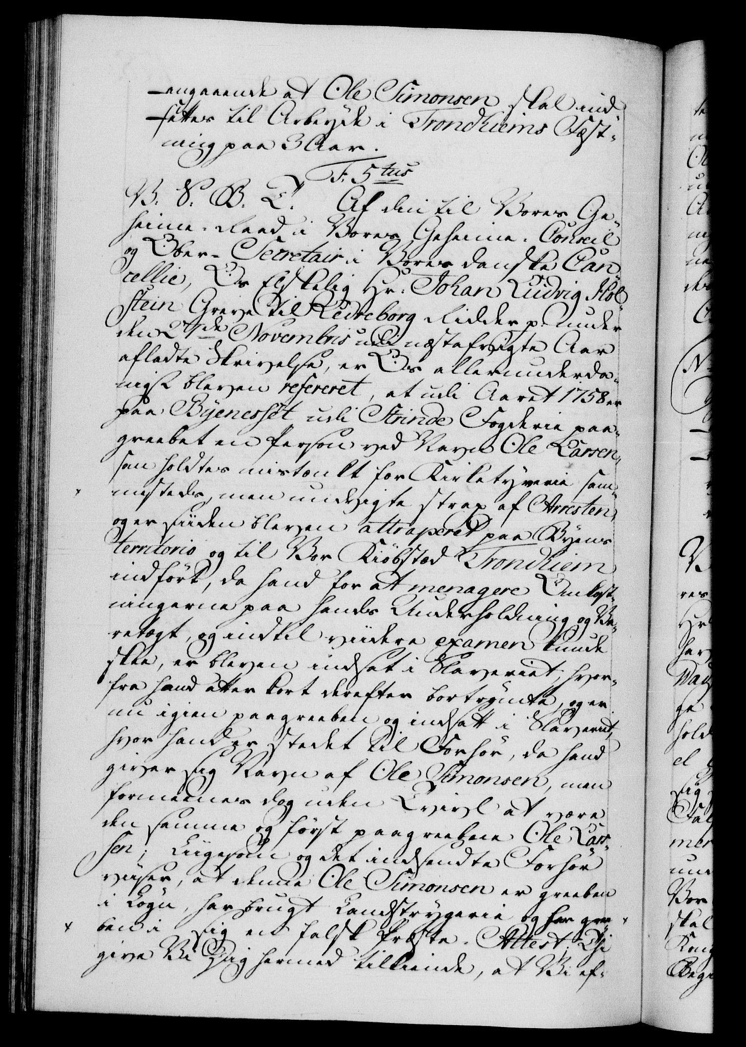 Danske Kanselli 1572-1799, RA/EA-3023/F/Fc/Fca/Fcab/L0037: Norske tegnelser, 1762-1766, p. 178b