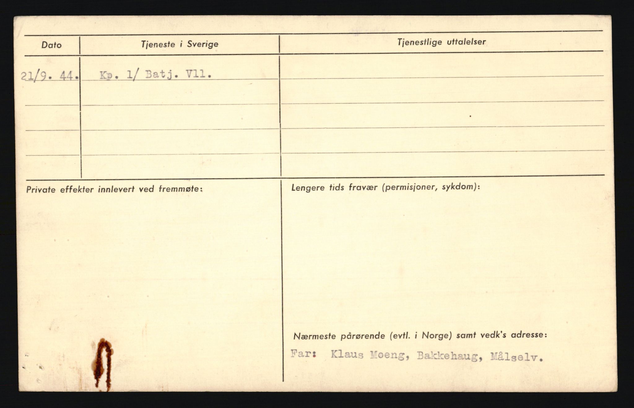 Forsvaret, Troms infanteriregiment nr. 16, AV/RA-RAFA-3146/P/Pa/L0020: Rulleblad for regimentets menige mannskaper, årsklasse 1936, 1936, p. 300