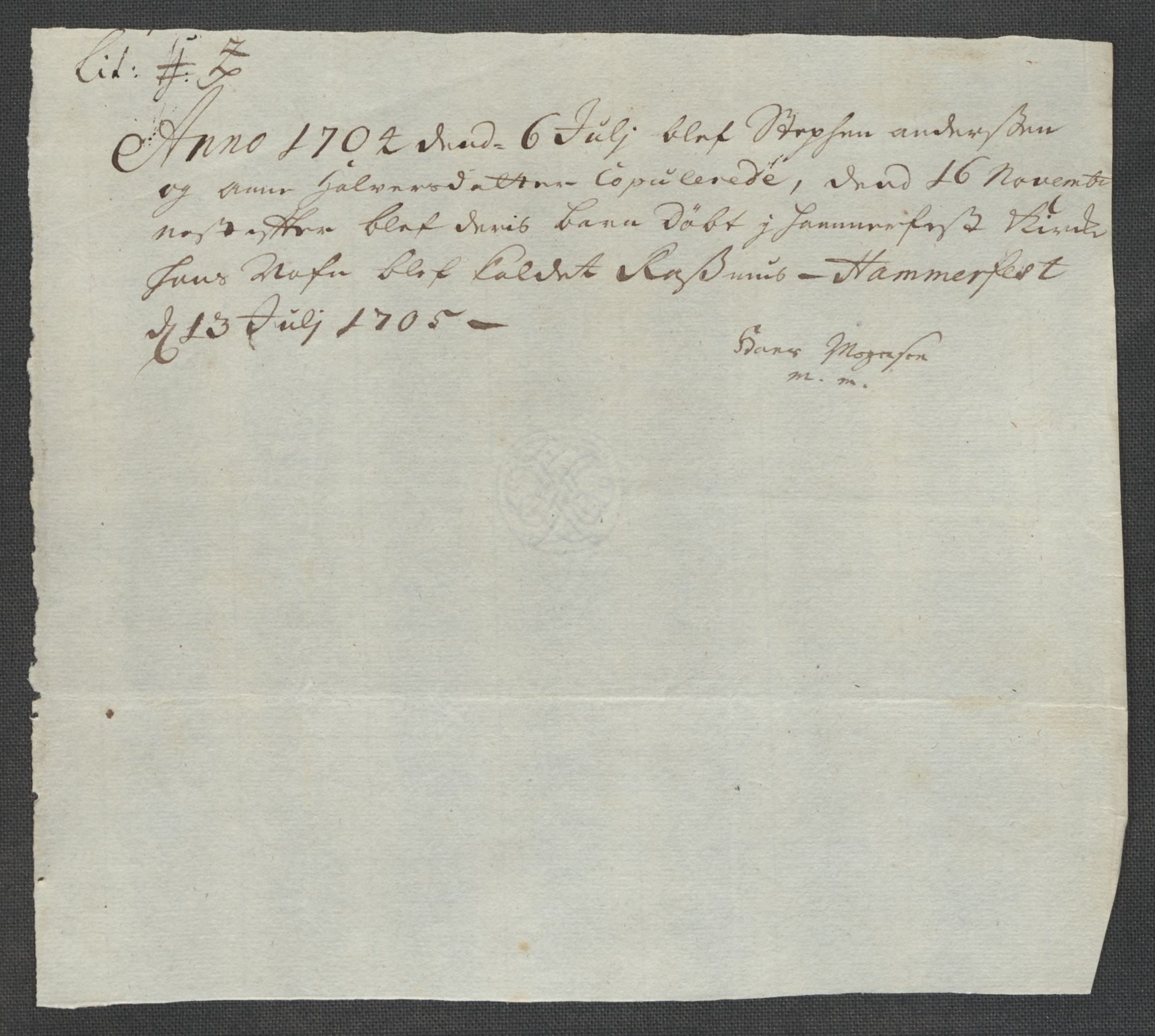 Rentekammeret inntil 1814, Reviderte regnskaper, Fogderegnskap, AV/RA-EA-4092/R69/L4853: Fogderegnskap Finnmark/Vardøhus, 1705-1706, p. 90