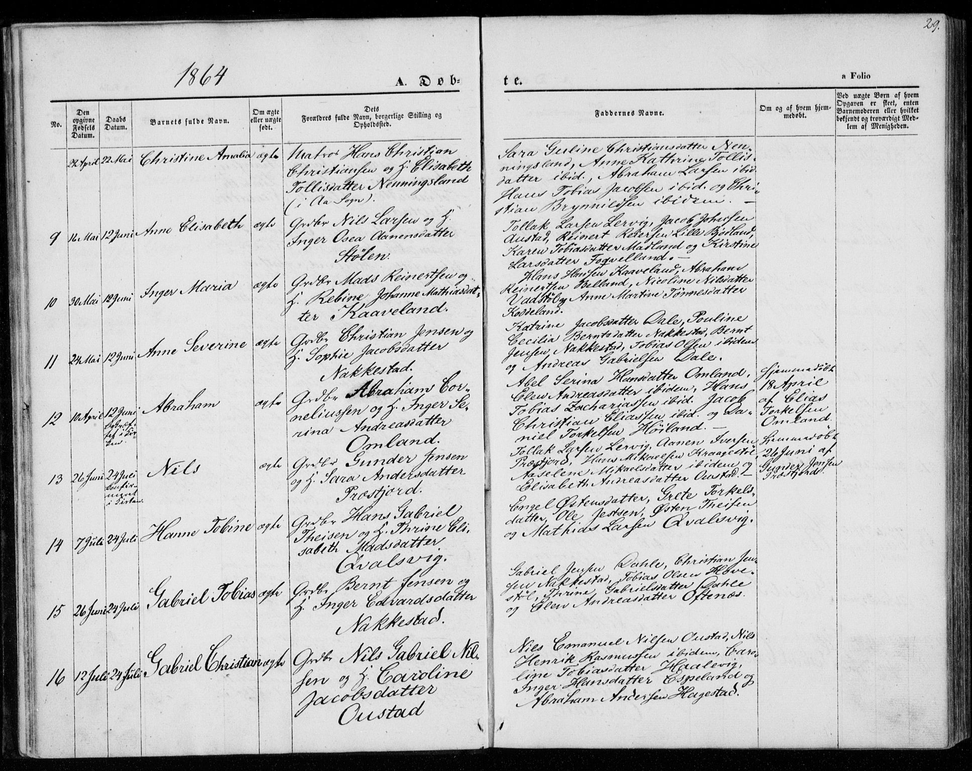 Lyngdal sokneprestkontor, AV/SAK-1111-0029/F/Fa/Faa/L0002: Parish register (official) no. A 2, 1858-1870, p. 29