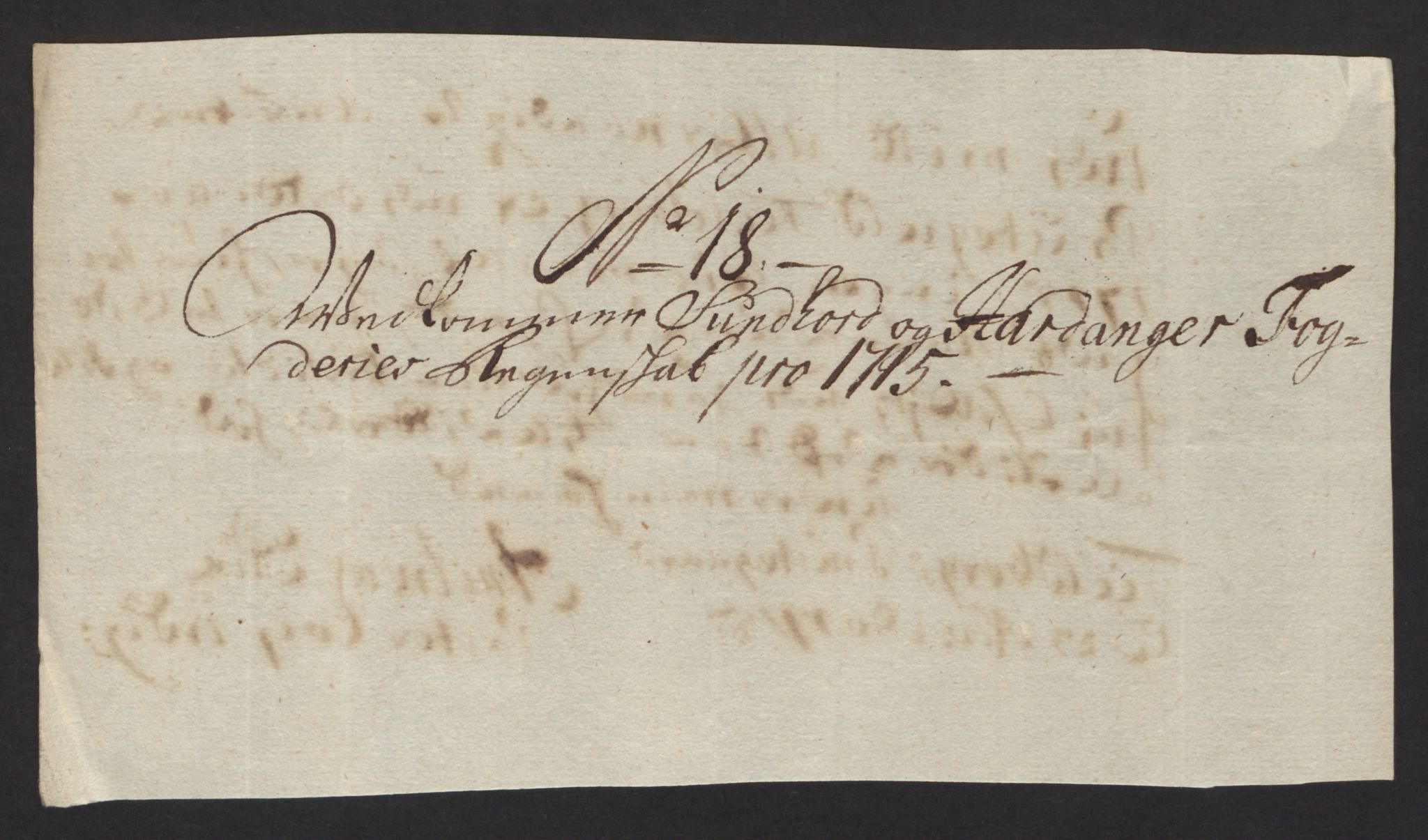 Rentekammeret inntil 1814, Reviderte regnskaper, Fogderegnskap, AV/RA-EA-4092/R48/L2991: Fogderegnskap Sunnhordland og Hardanger, 1715, p. 177