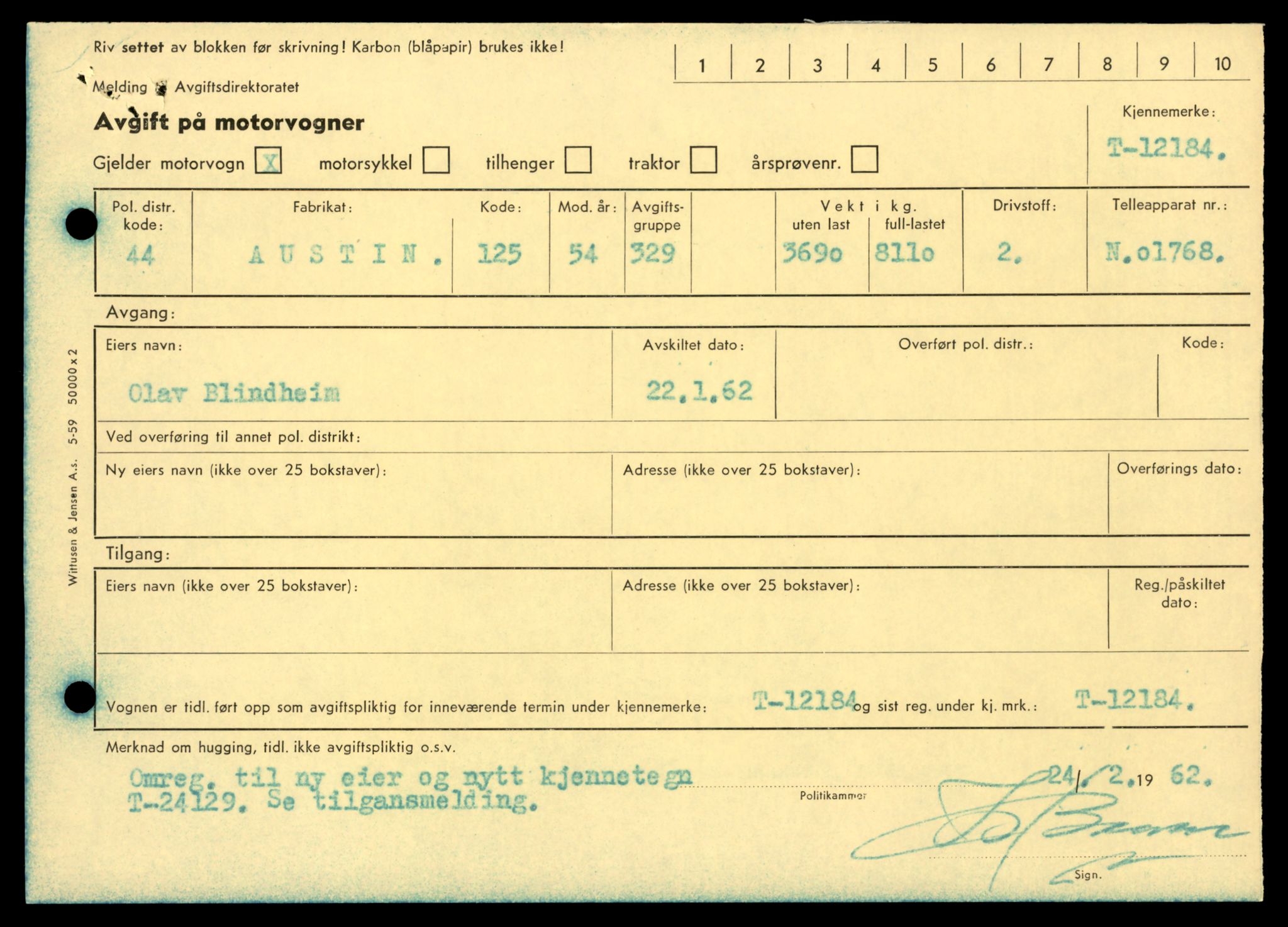 Møre og Romsdal vegkontor - Ålesund trafikkstasjon, AV/SAT-A-4099/F/Fe/L0032: Registreringskort for kjøretøy T 11997 - T 12149, 1927-1998, p. 189