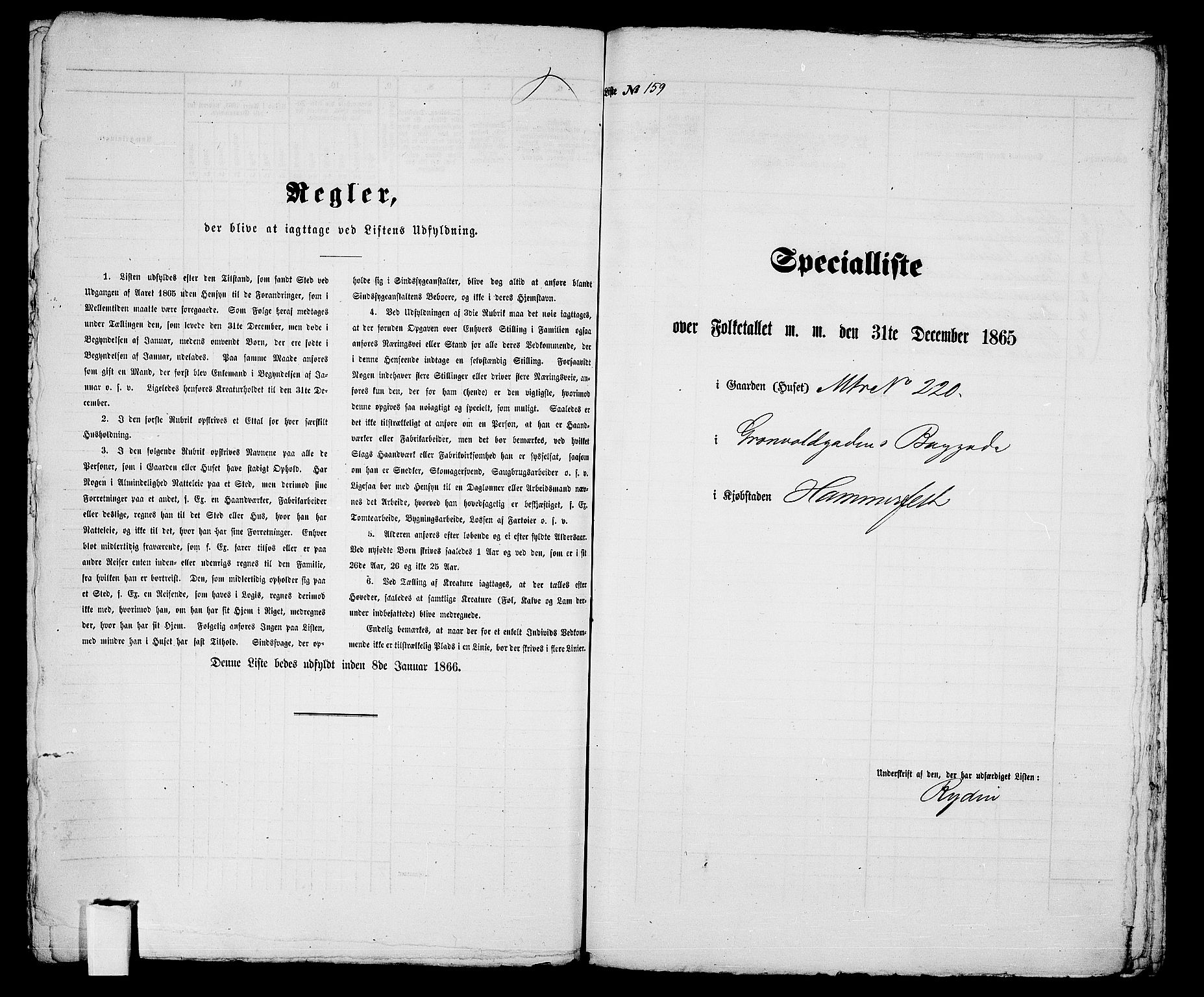 RA, 1865 census for Hammerfest/Hammerfest, 1865, p. 326