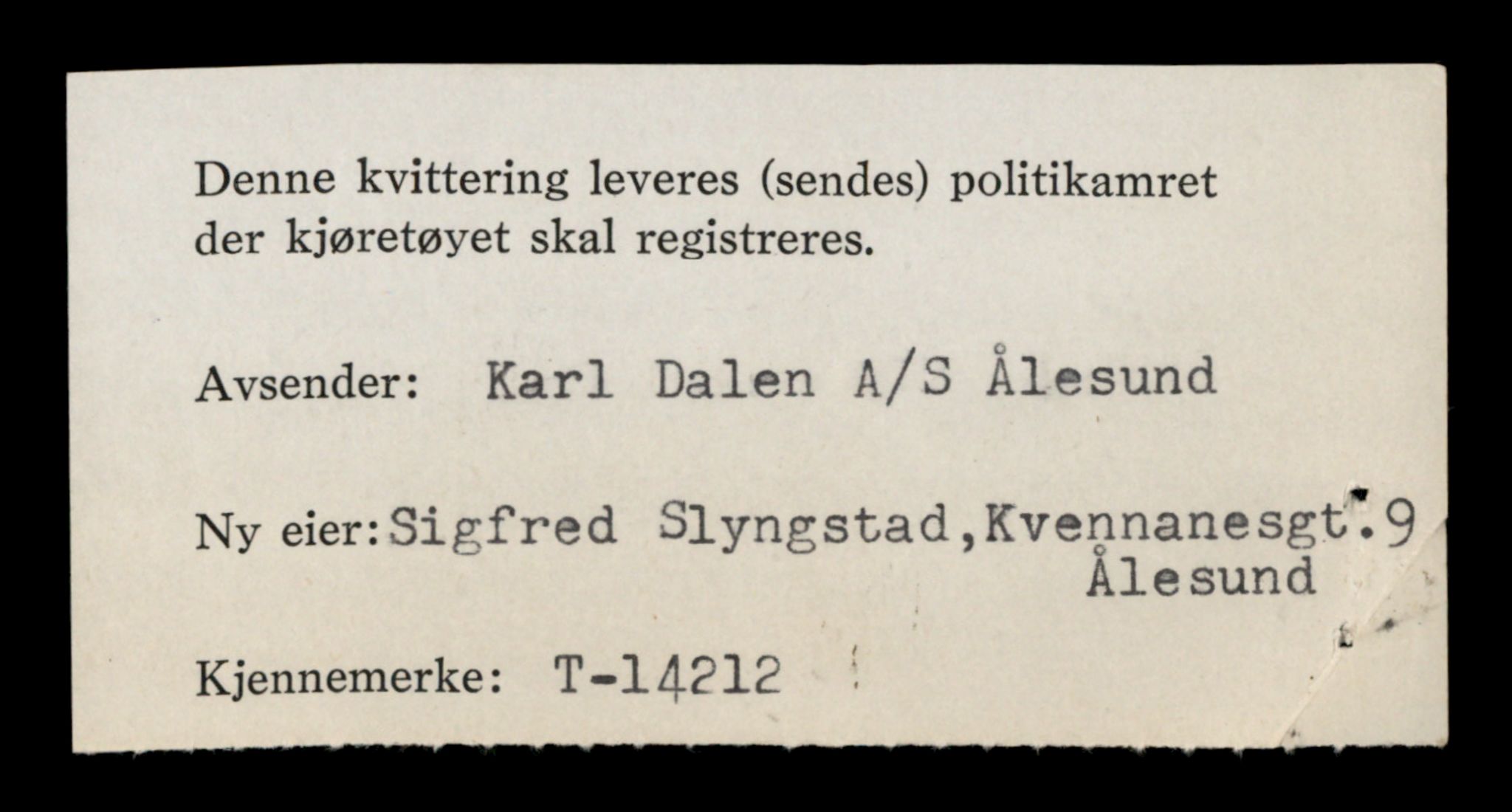 Møre og Romsdal vegkontor - Ålesund trafikkstasjon, AV/SAT-A-4099/F/Fe/L0044: Registreringskort for kjøretøy T 14205 - T 14319, 1927-1998, p. 268