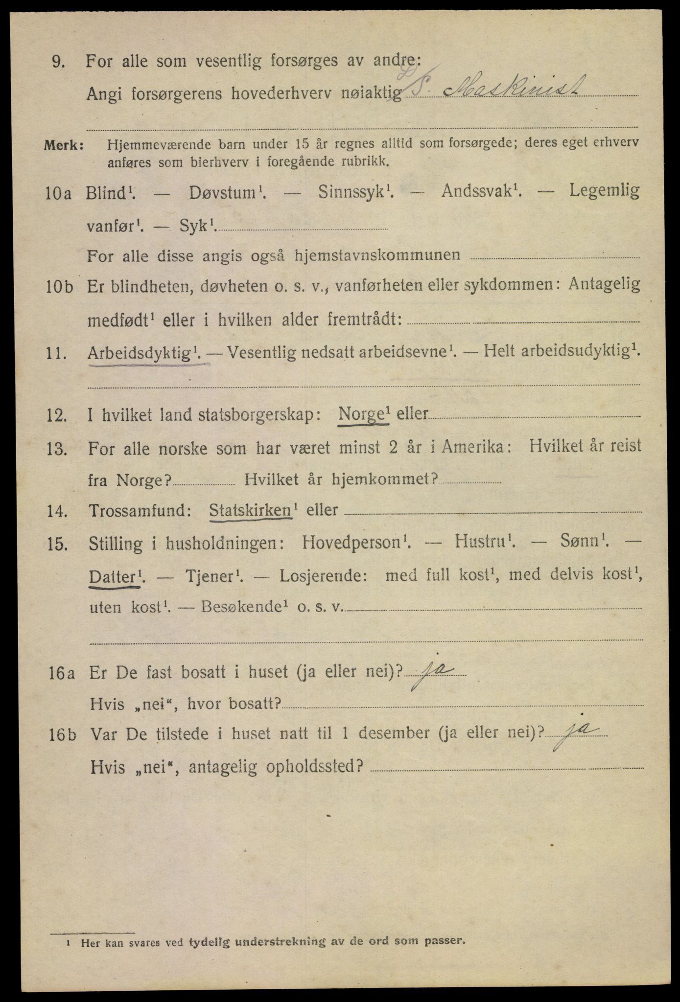 SAKO, 1920 census for Horten, 1920, p. 16446