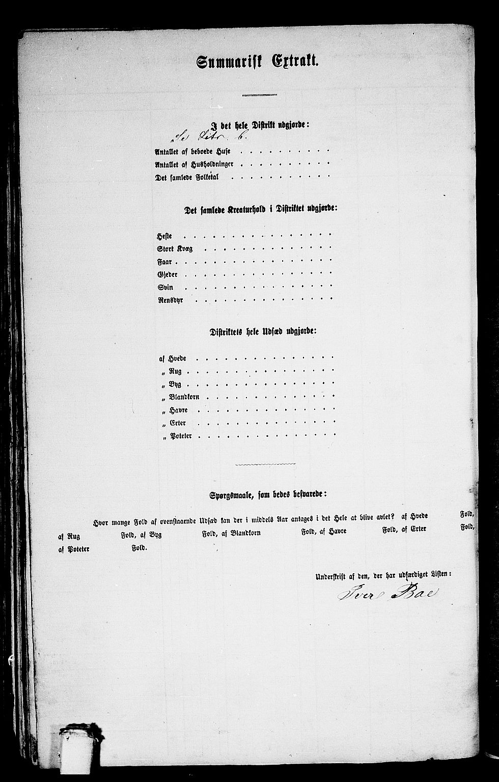 RA, 1865 census for Kvernes, 1865, p. 172