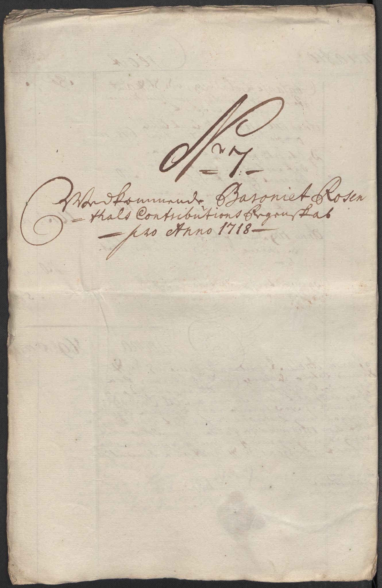 Rentekammeret inntil 1814, Reviderte regnskaper, Fogderegnskap, RA/EA-4092/R49/L3140: Fogderegnskap Rosendal Baroni, 1718-1720, p. 67