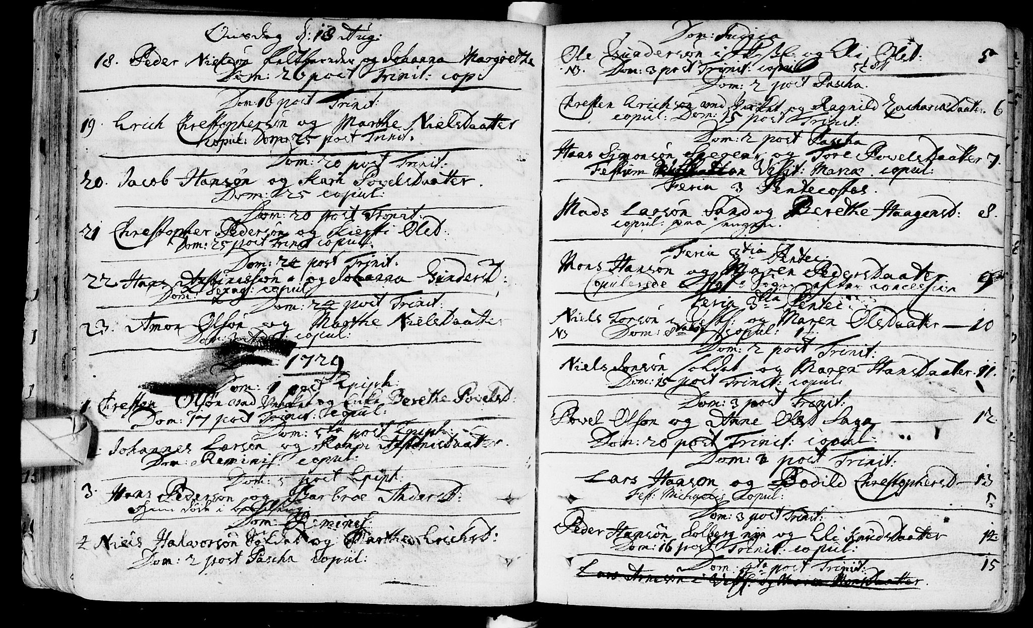 Eiker kirkebøker, SAKO/A-4/F/Fa/L0005: Parish register (official) no. I 5 /1, 1705-1759