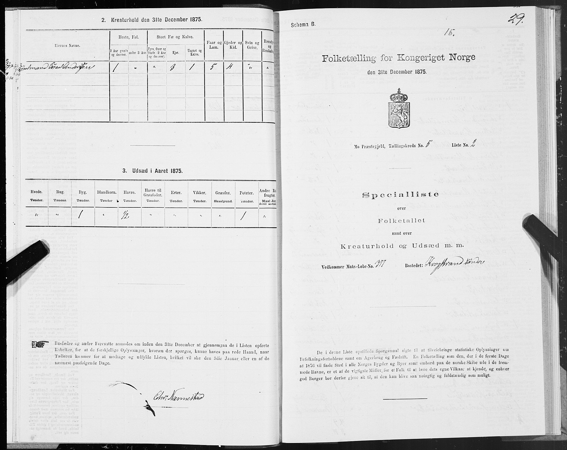 SAT, 1875 census for 1833P Mo, 1875, p. 3029