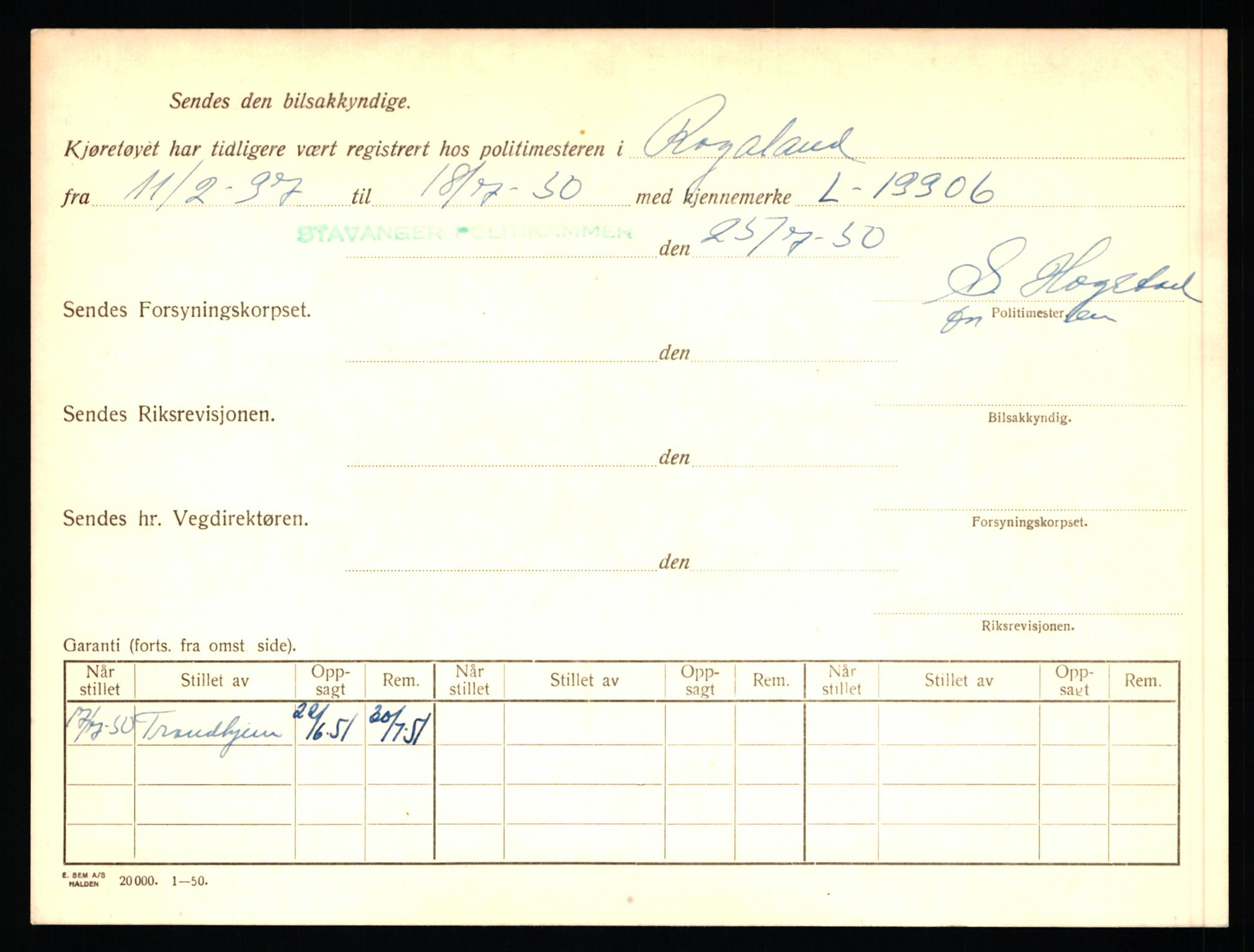 Stavanger trafikkstasjon, AV/SAST-A-101942/0/F/L0006: L-1700 - L-2149, 1930-1971, p. 1522