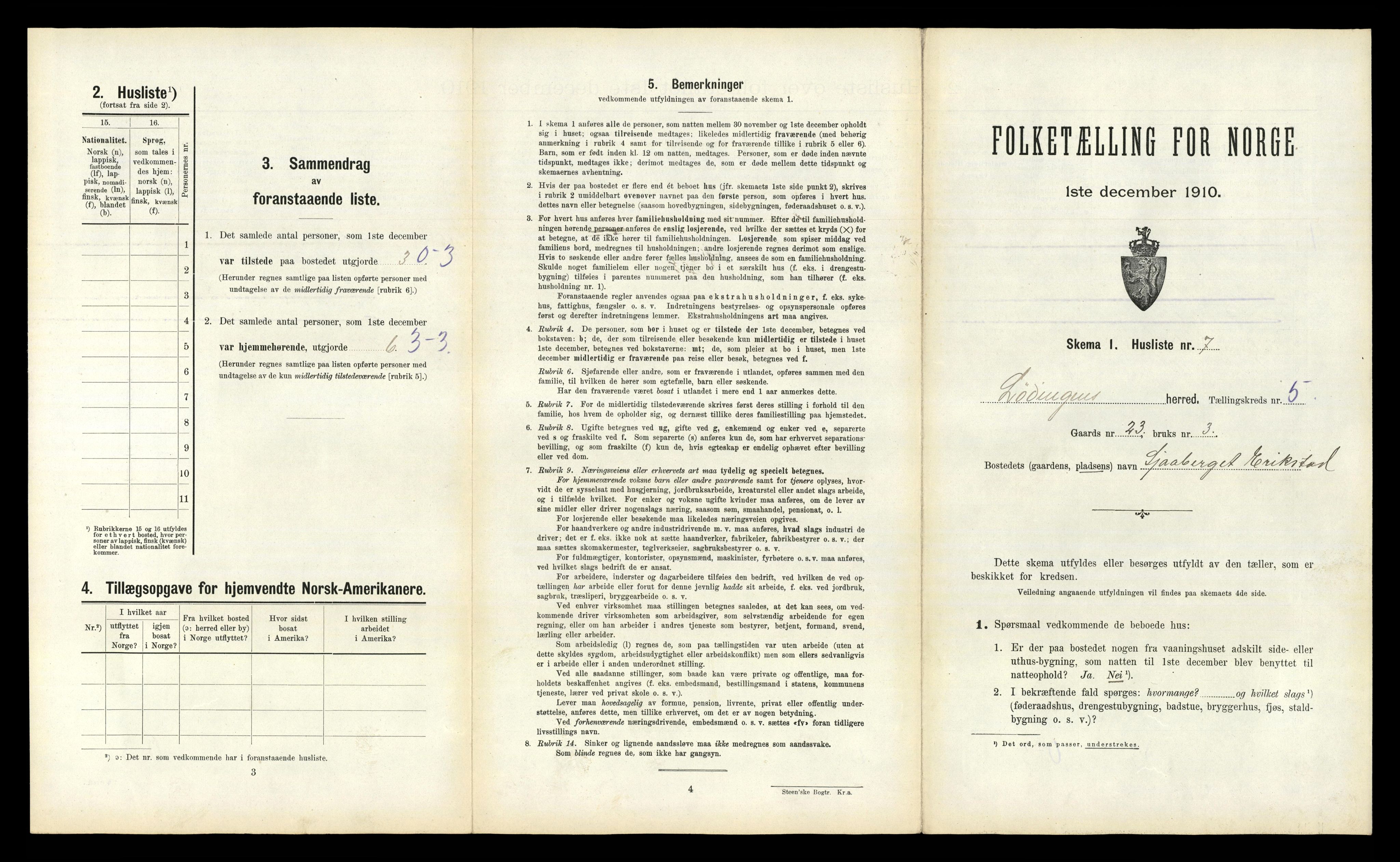 RA, 1910 census for Lødingen, 1910, p. 393