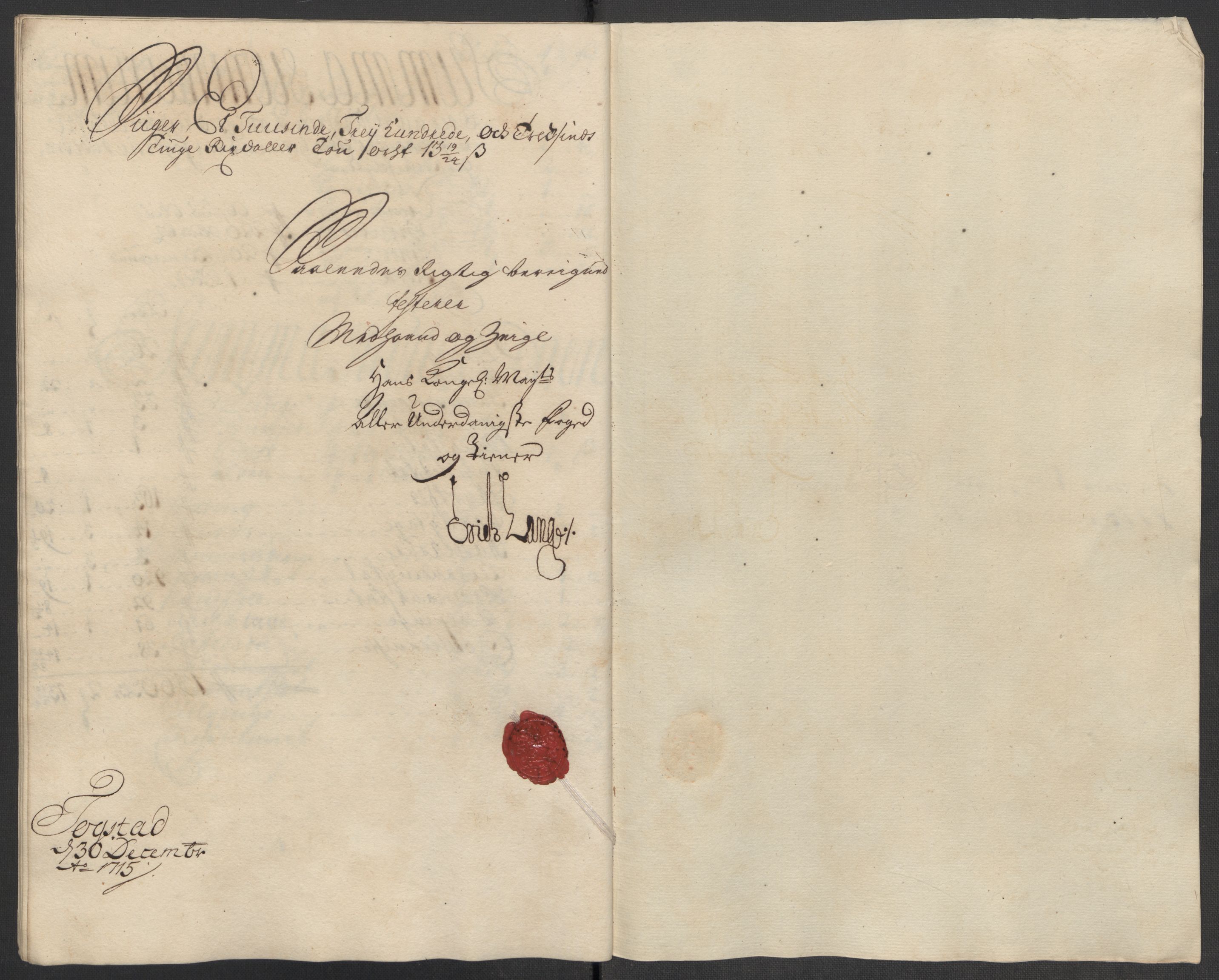 Rentekammeret inntil 1814, Reviderte regnskaper, Fogderegnskap, AV/RA-EA-4092/R16/L1053: Fogderegnskap Hedmark, 1715, p. 346