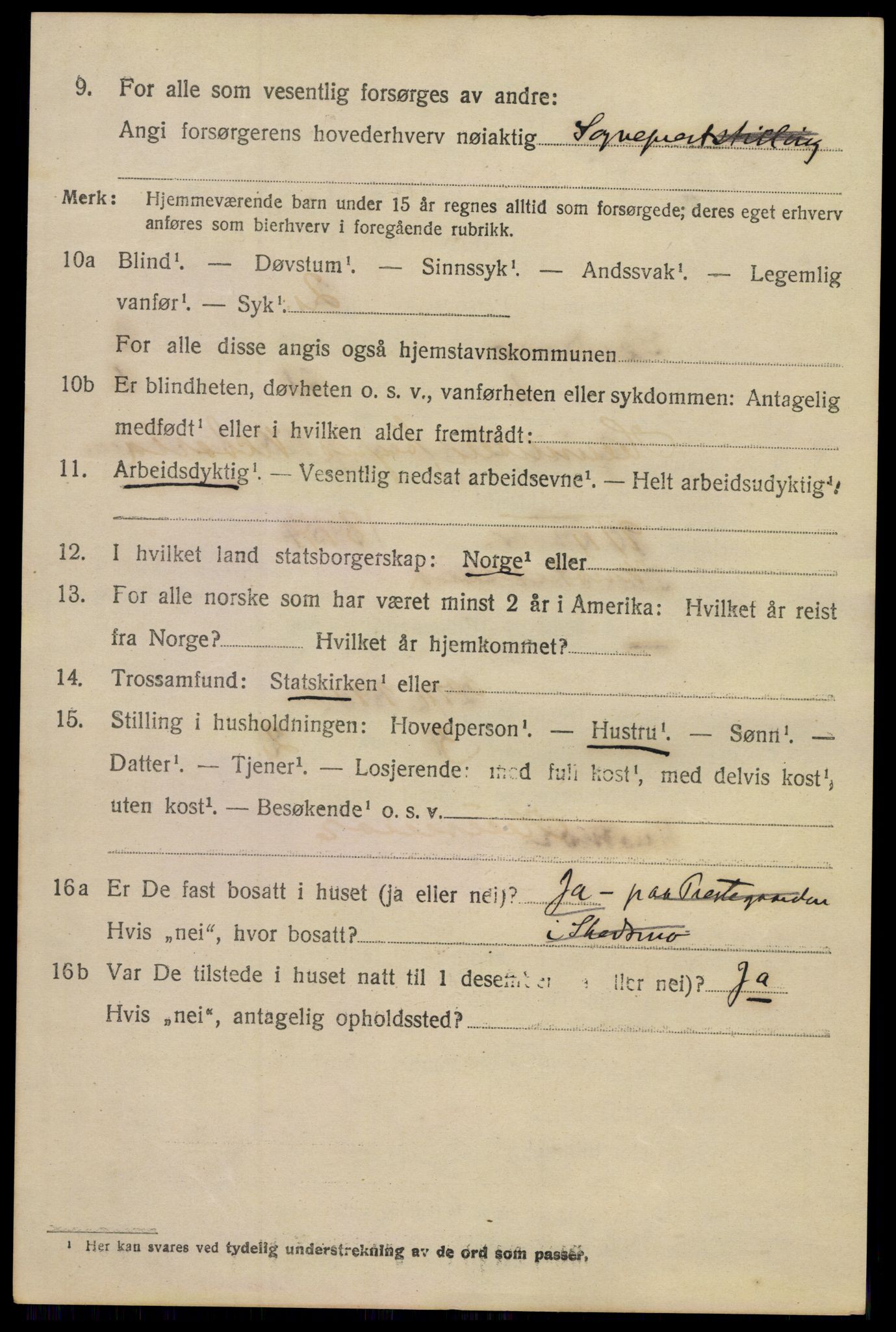 SAO, 1920 census for Skedsmo, 1920, p. 2478