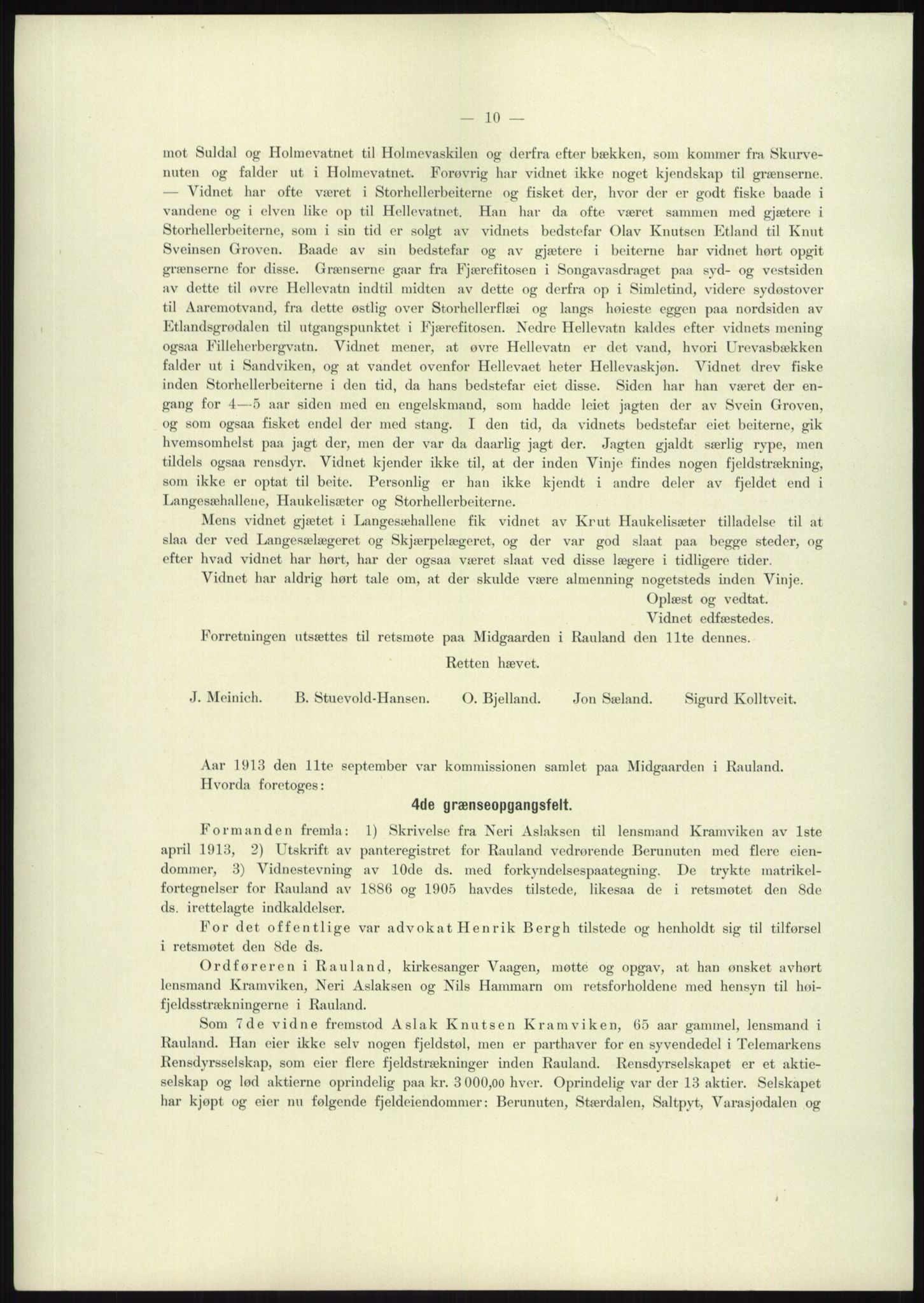 Høyfjellskommisjonen, AV/RA-S-1546/X/Xa/L0001: Nr. 1-33, 1909-1953, p. 1593