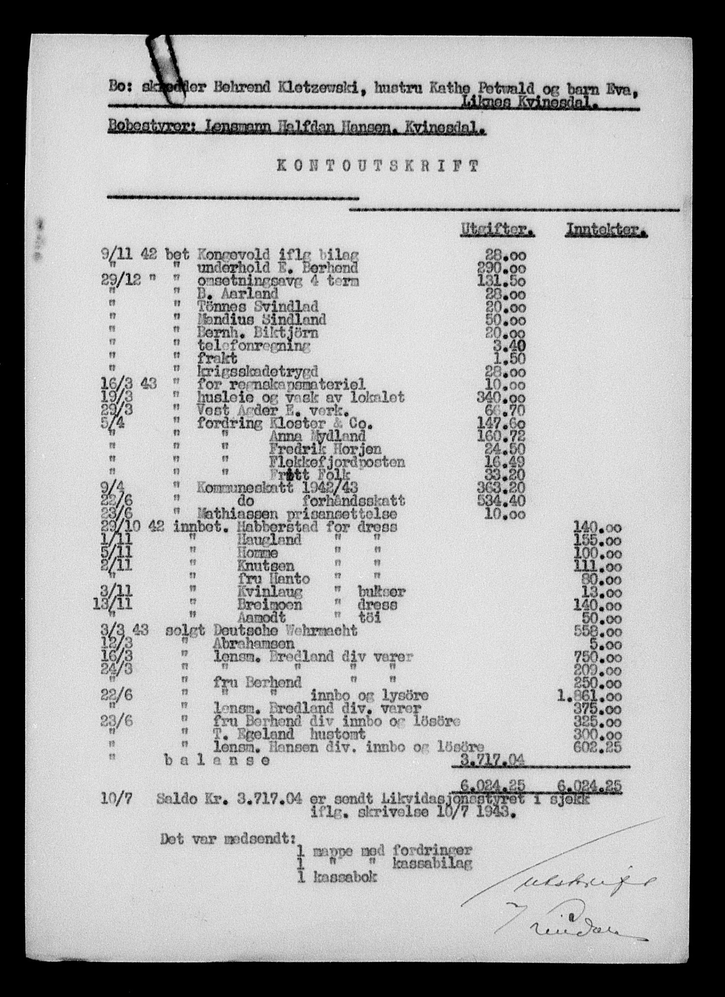 Justisdepartementet, Tilbakeføringskontoret for inndratte formuer, RA/S-1564/H/Hc/Hcd/L1001: --, 1945-1947, p. 652