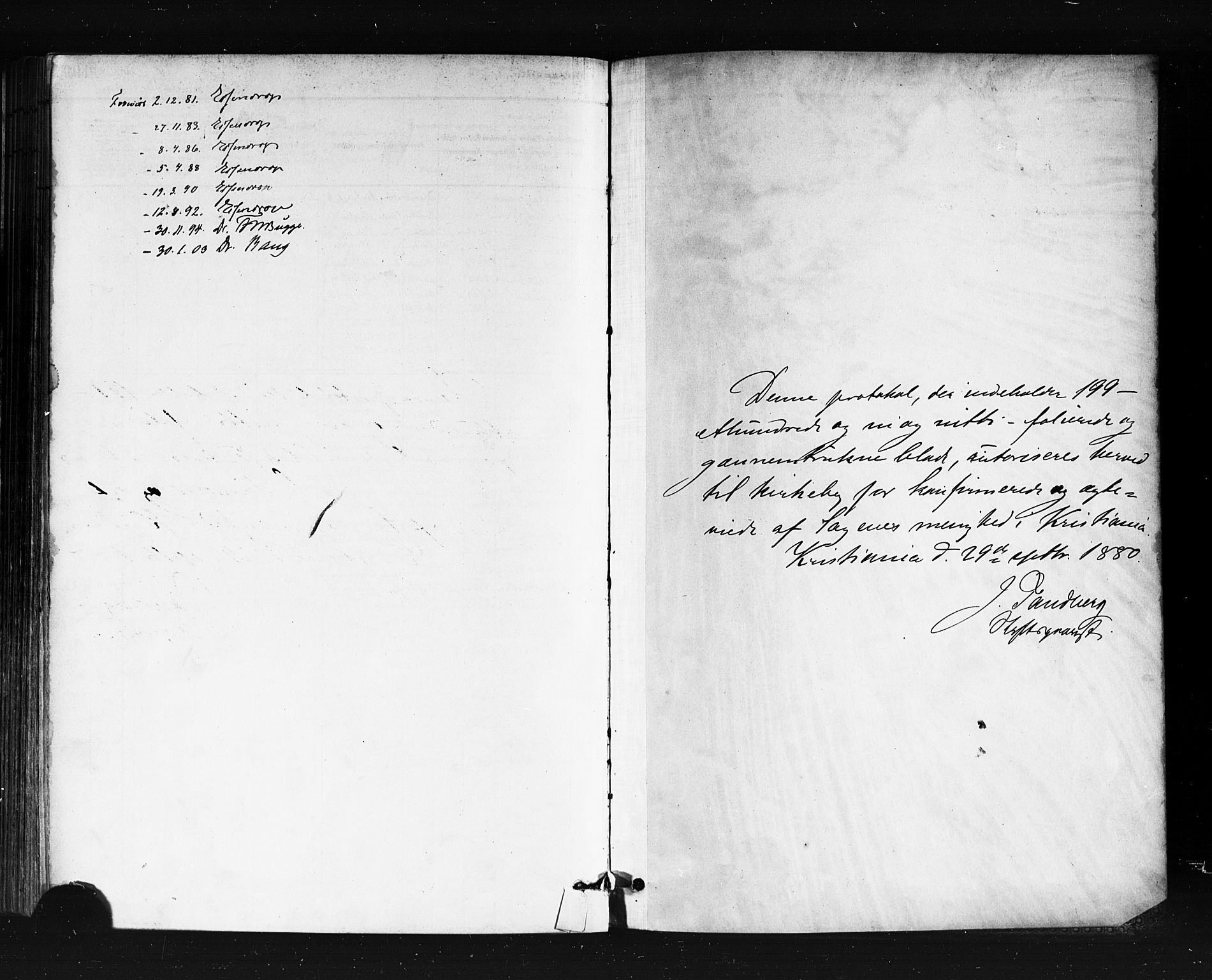 Sagene prestekontor Kirkebøker, SAO/A-10796/F/L0002: Parish register (official) no. 2, 1880-1897