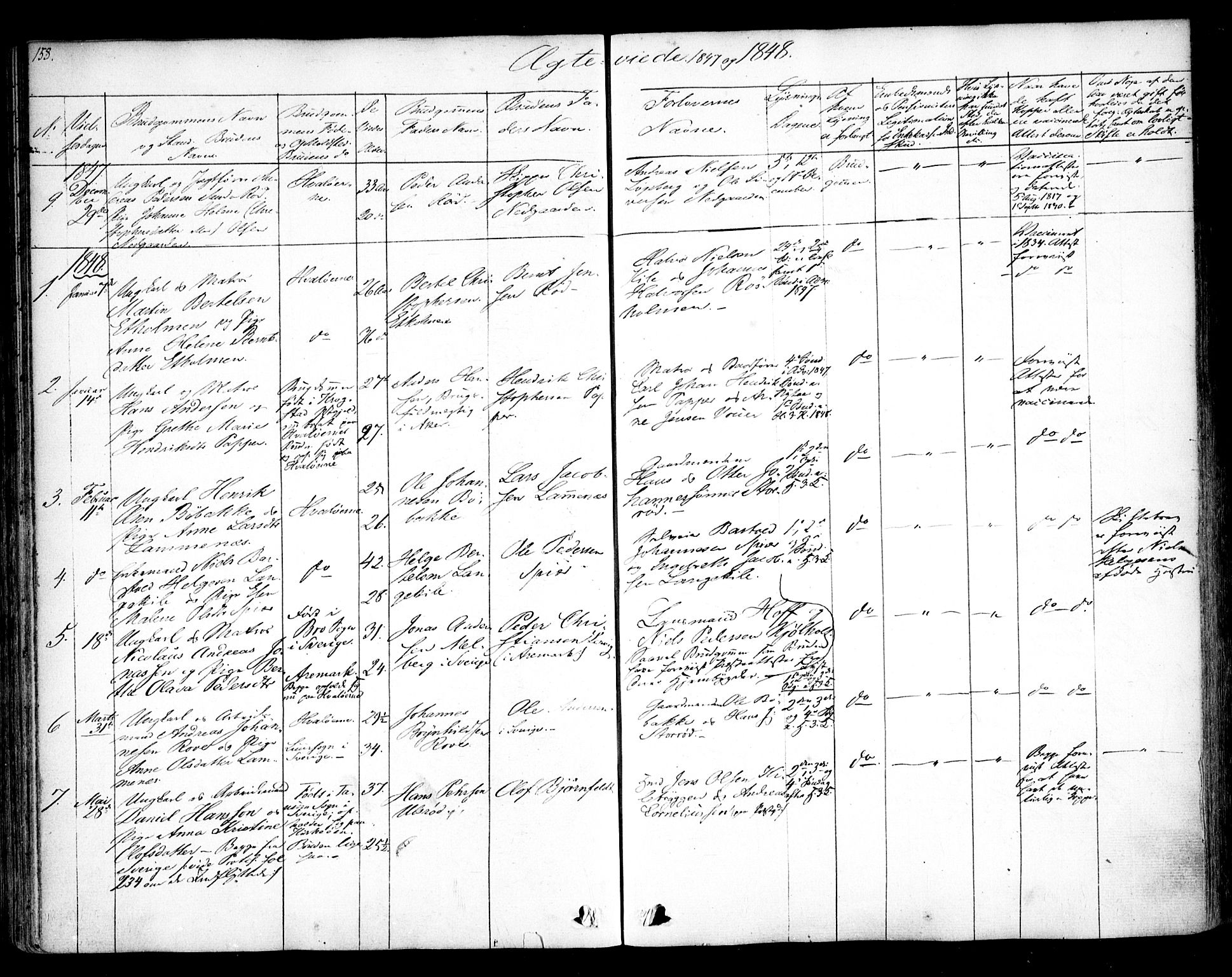 Hvaler prestekontor Kirkebøker, AV/SAO-A-2001/F/Fa/L0006: Parish register (official) no. I 6, 1846-1863, p. 158