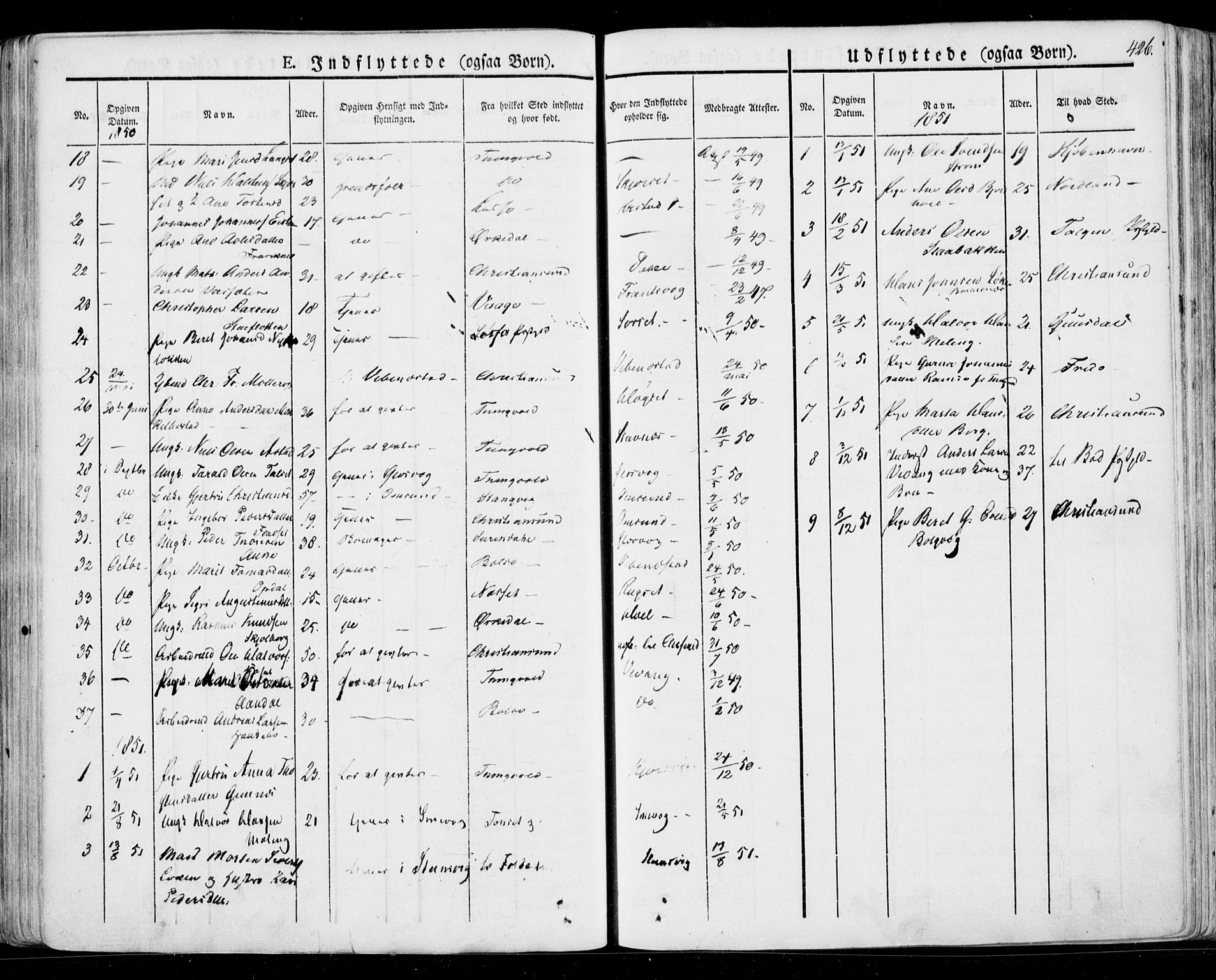 Ministerialprotokoller, klokkerbøker og fødselsregistre - Møre og Romsdal, SAT/A-1454/568/L0803: Parish register (official) no. 568A10, 1830-1853, p. 426