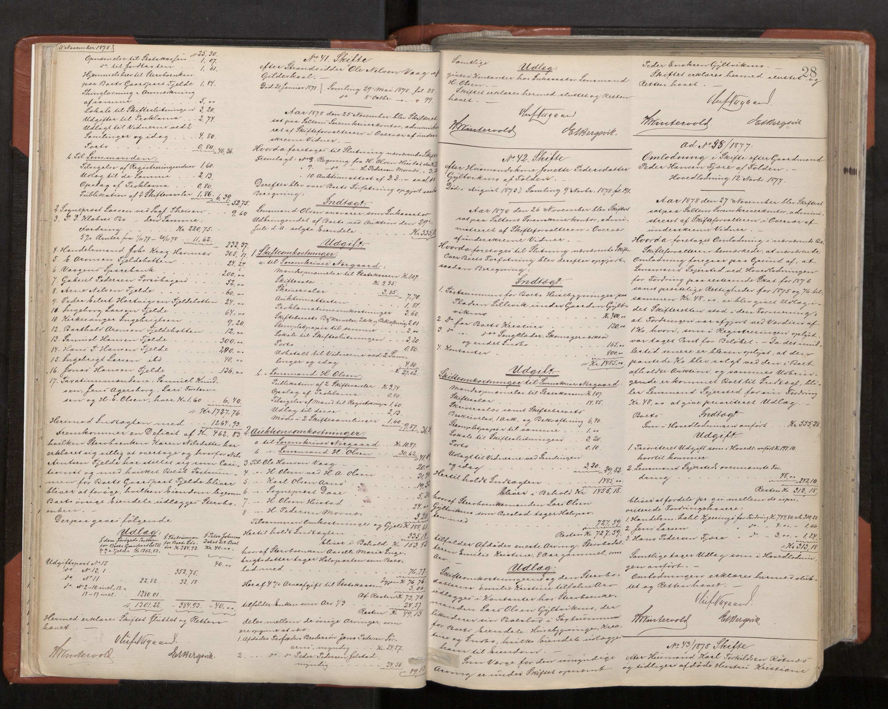 Salten sorenskriveri, AV/SAT-A-4578/1/3/3A/L0063: Skifteslutningsprotokoll, 1877-1894, p. 28