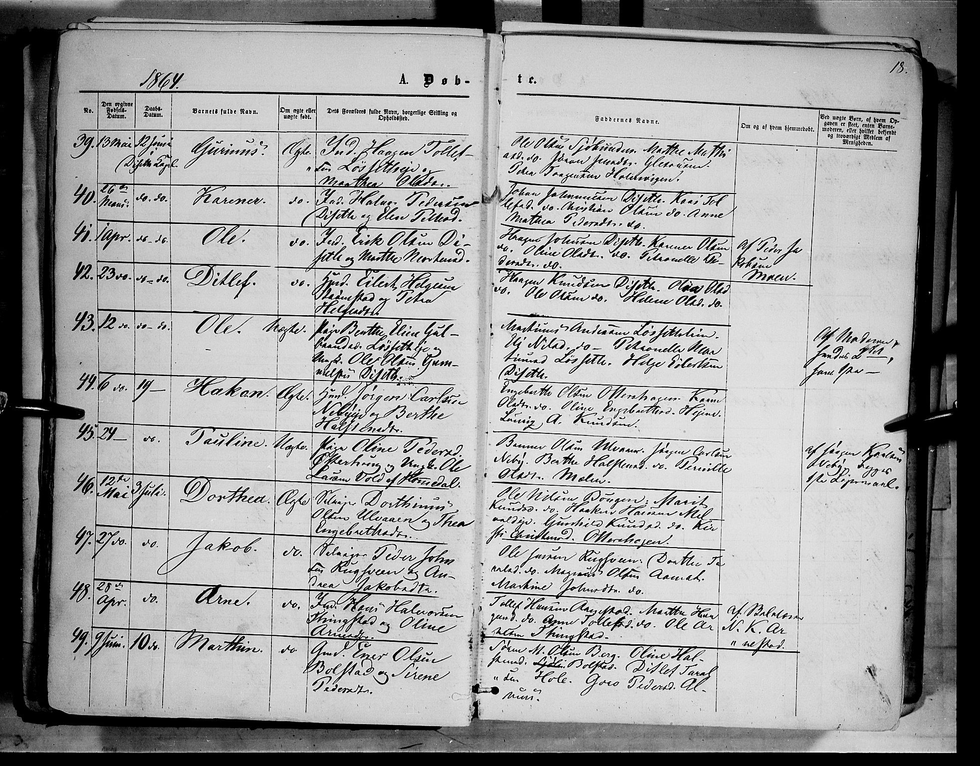 Åmot prestekontor, Hedmark, AV/SAH-PREST-056/H/Ha/Haa/L0008: Parish register (official) no. 8, 1862-1875, p. 18
