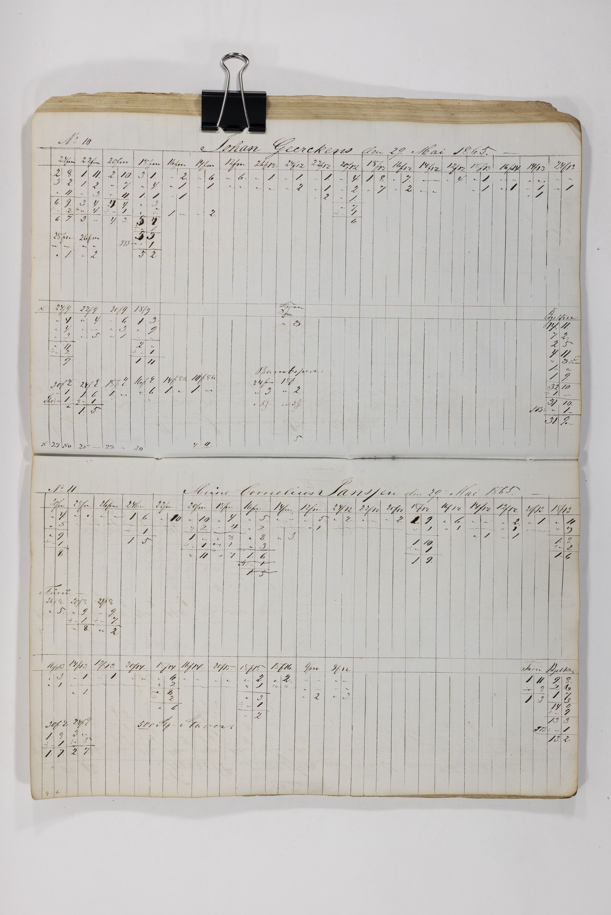 Blehr/ Kjellestad, TEMU/TGM-A-1212/E/Eb/L0010: Ladnings Liste, 1863-1868, p. 39