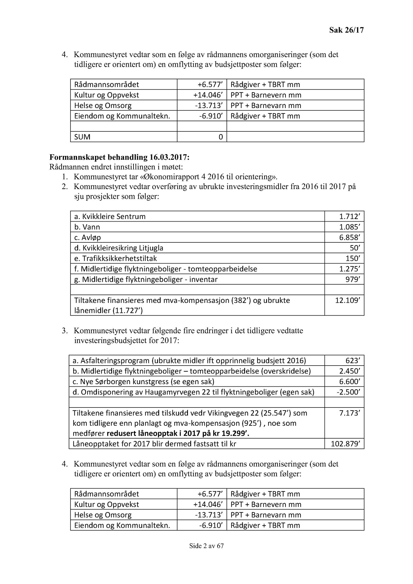 Klæbu Kommune, TRKO/KK/01-KS/L010: Kommunestyret - Møtedokumenter, 2017, p. 708