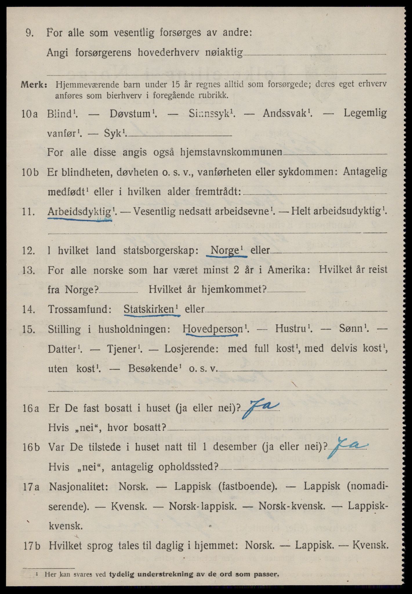 SAT, 1920 census for Sør-Frøya, 1920, p. 5438