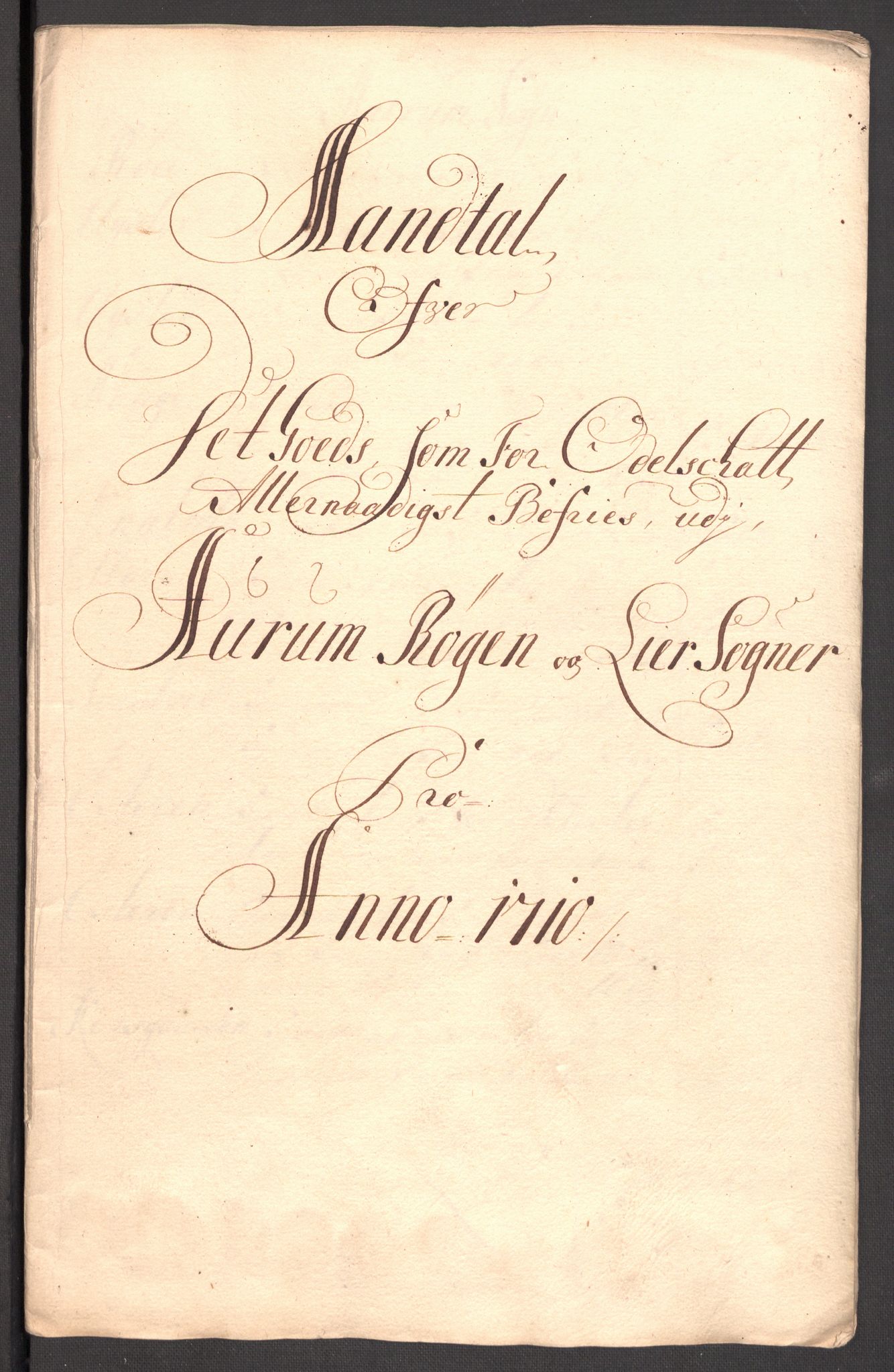 Rentekammeret inntil 1814, Reviderte regnskaper, Fogderegnskap, RA/EA-4092/R31/L1704: Fogderegnskap Hurum, Røyken, Eiker, Lier og Buskerud, 1710, p. 243