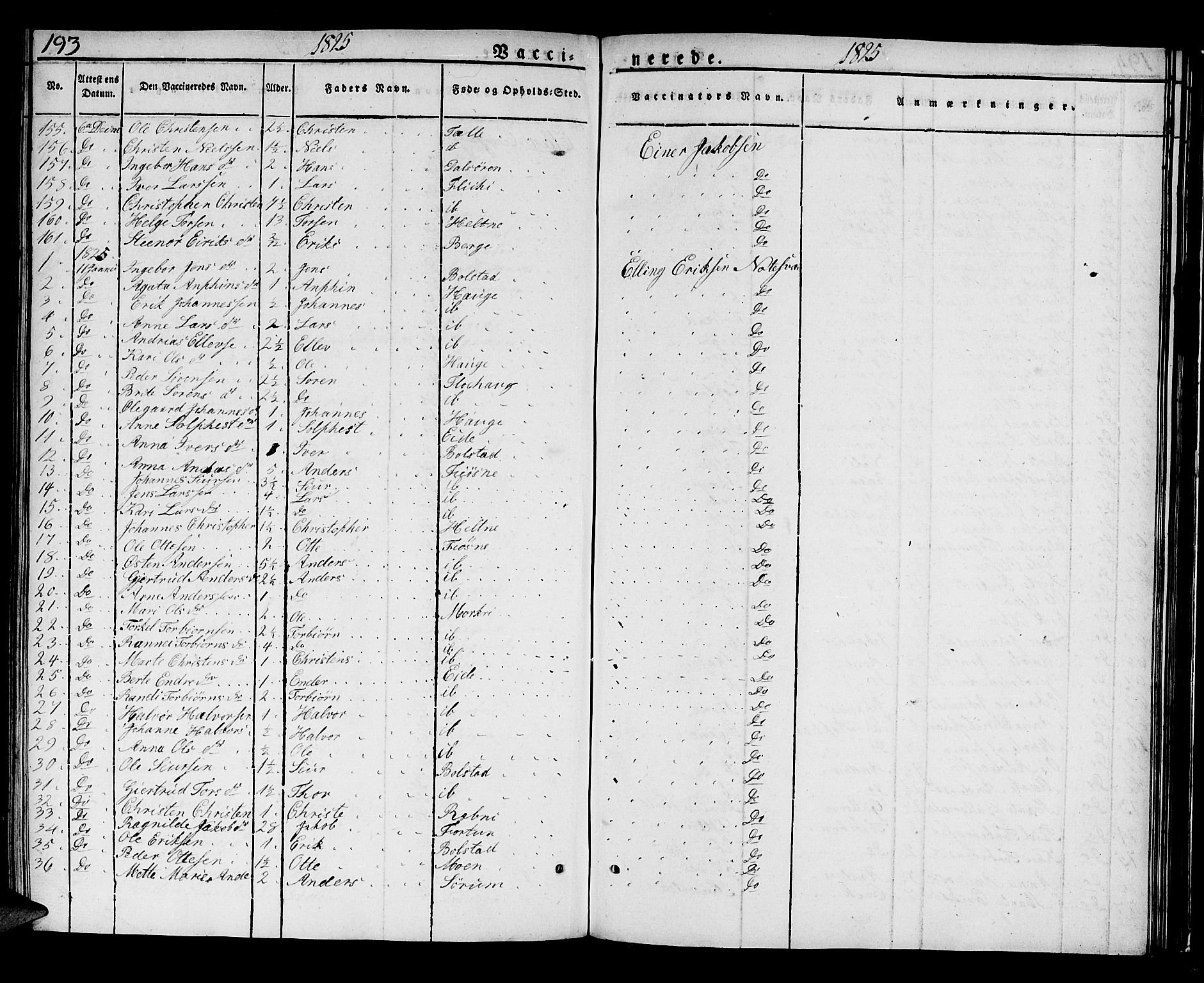 Luster sokneprestembete, SAB/A-81101/H/Haa/Haaa/L0004: Parish register (official) no. A 4, 1821-1832, p. 193