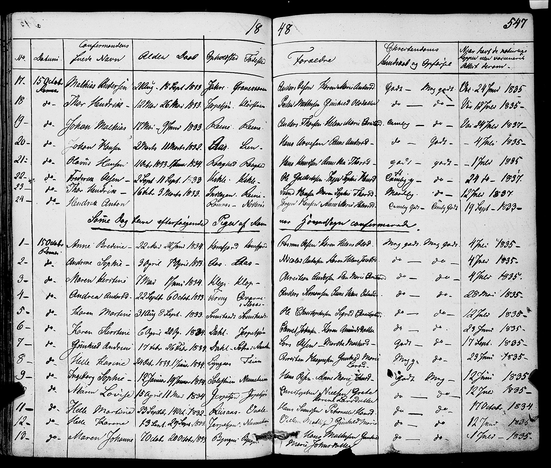 Ramnes kirkebøker, AV/SAKO-A-314/F/Fa/L0005: Parish register (official) no. I 5, 1841-1861, p. 546-547