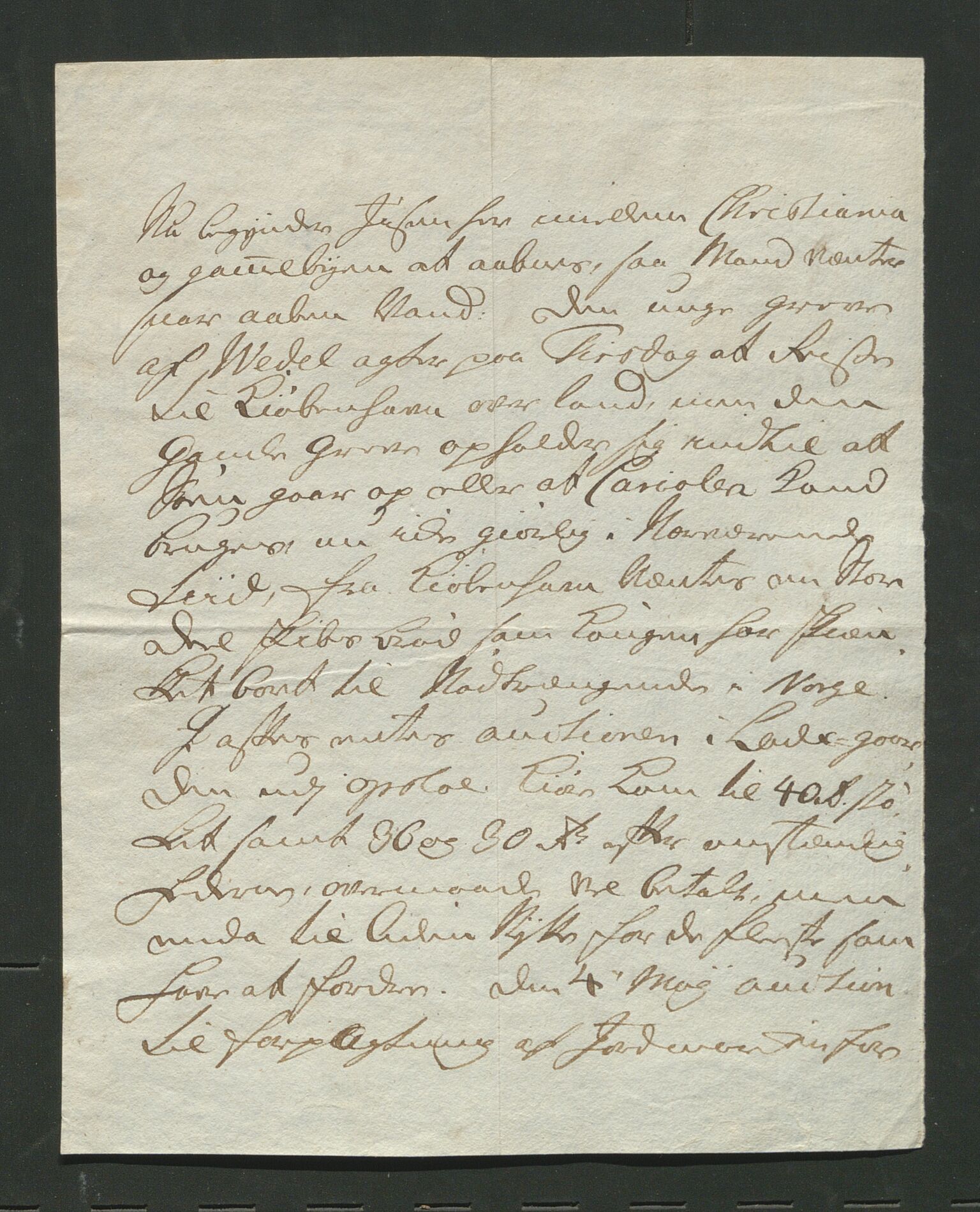 Åker i Vang, Hedmark, og familien Todderud, AV/SAH-ARK-010/E/Ea/L0002: Korrespondanse ordnet kronologisk, 1773-1837, p. 50