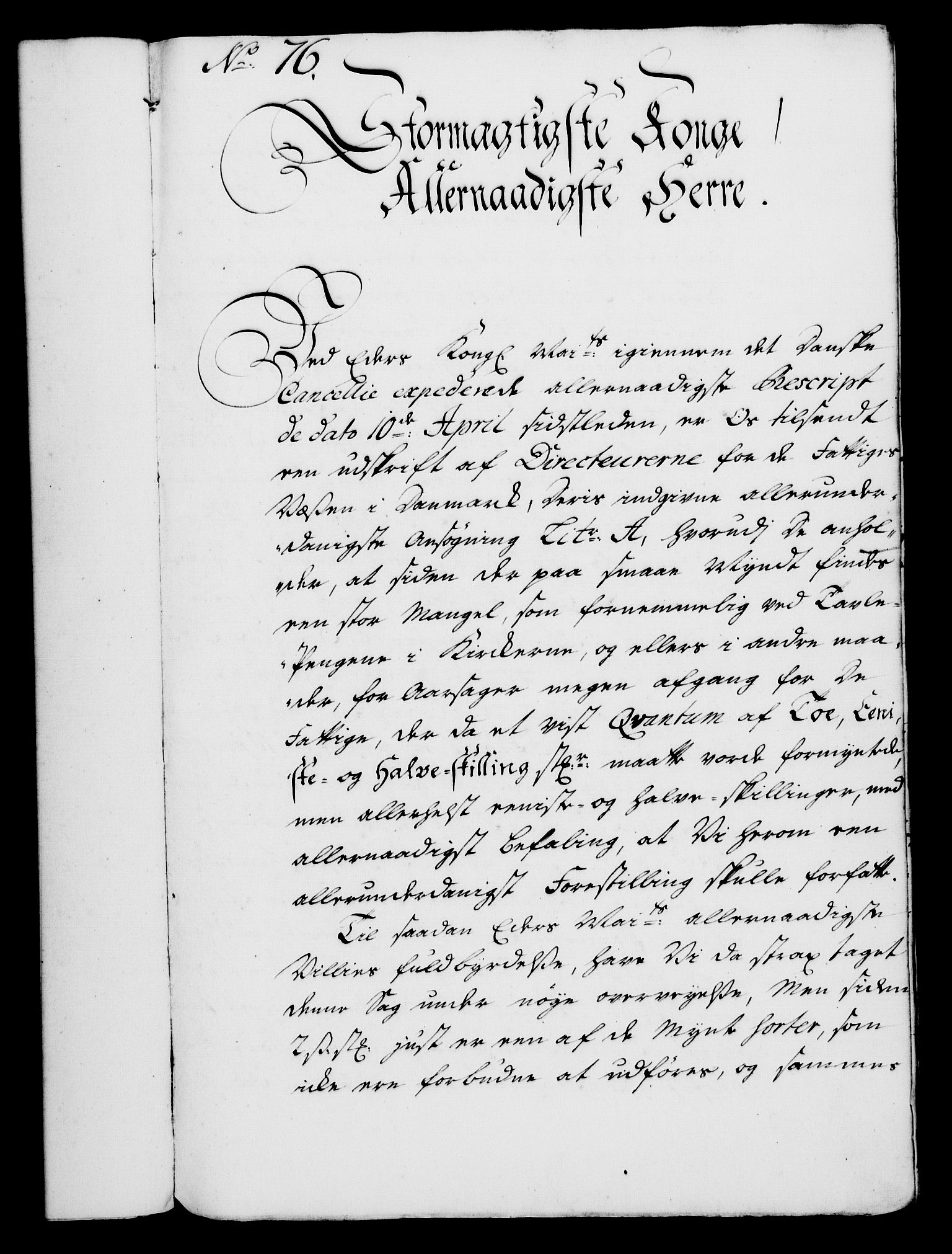 Rentekammeret, Kammerkanselliet, RA/EA-3111/G/Gf/Gfa/L0028: Norsk relasjons- og resolusjonsprotokoll (merket RK 52.28), 1745-1746, p. 457