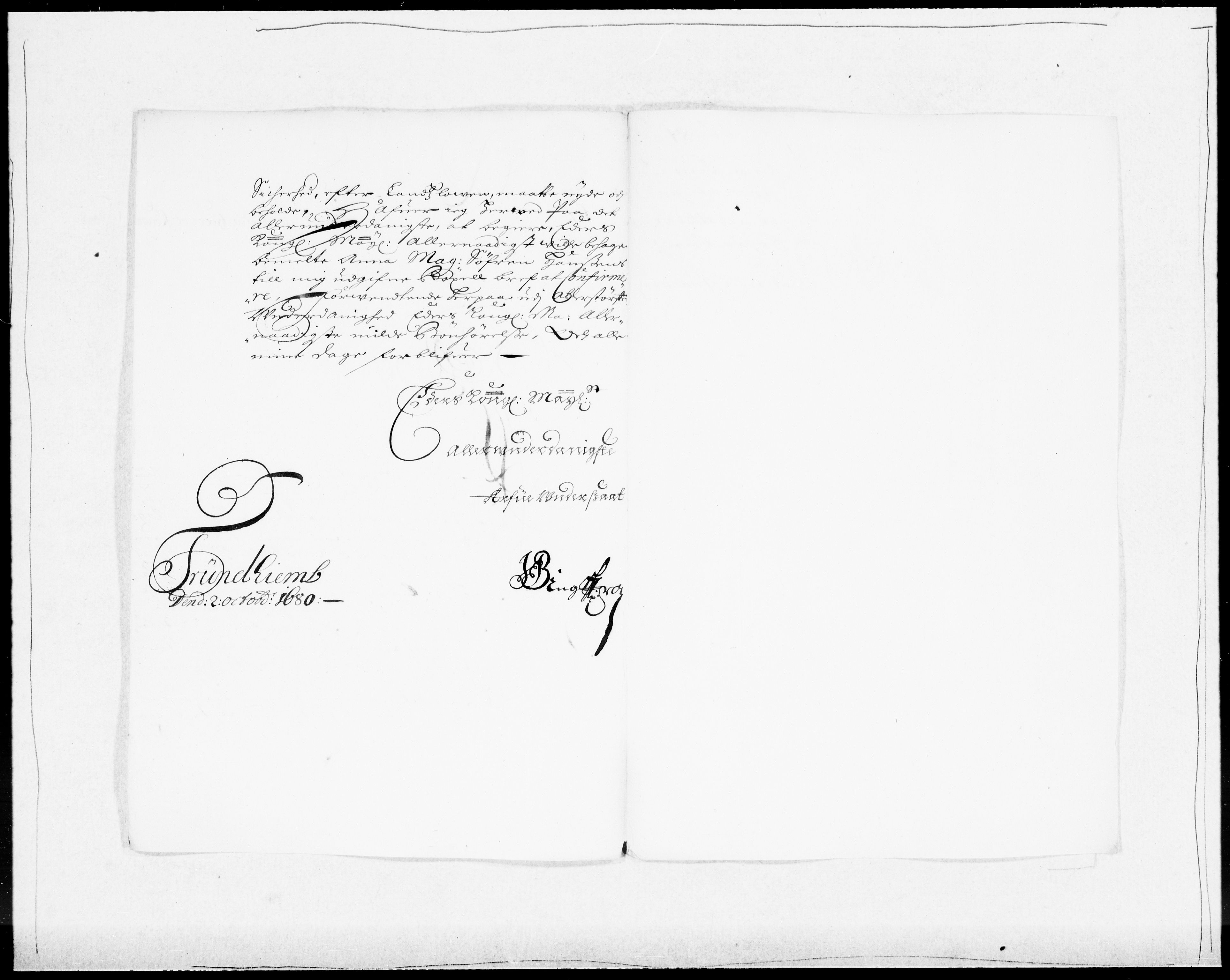 Danske Kanselli 1572-1799, AV/RA-EA-3023/F/Fc/Fcc/Fcca/L0033: Norske innlegg 1572-1799, 1680-1681, p. 260