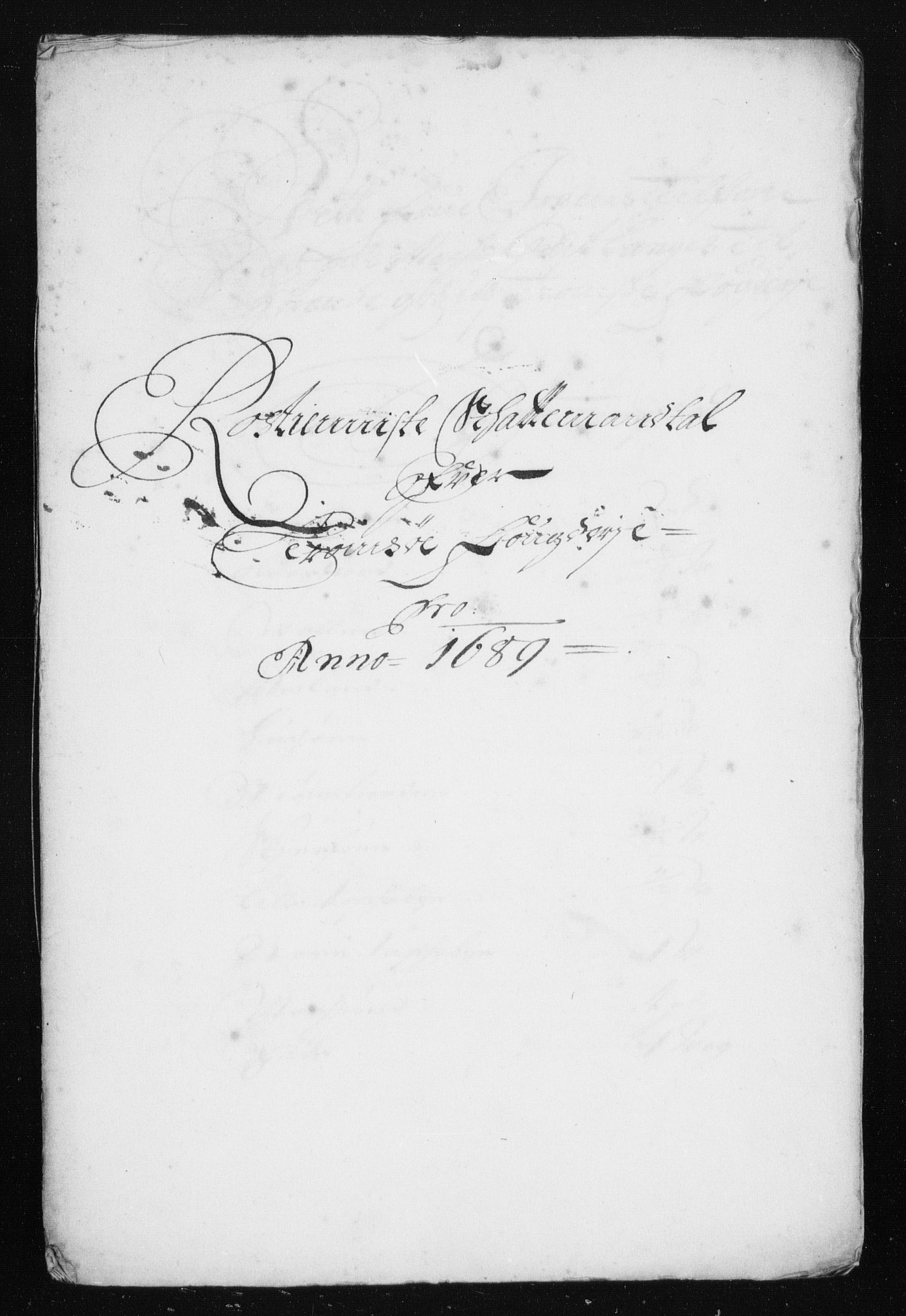 Rentekammeret inntil 1814, Reviderte regnskaper, Stiftamtstueregnskaper, Trondheim stiftamt og Nordland amt, AV/RA-EA-6044/R/Rh/L0014: Nordland amt, 1687-1689