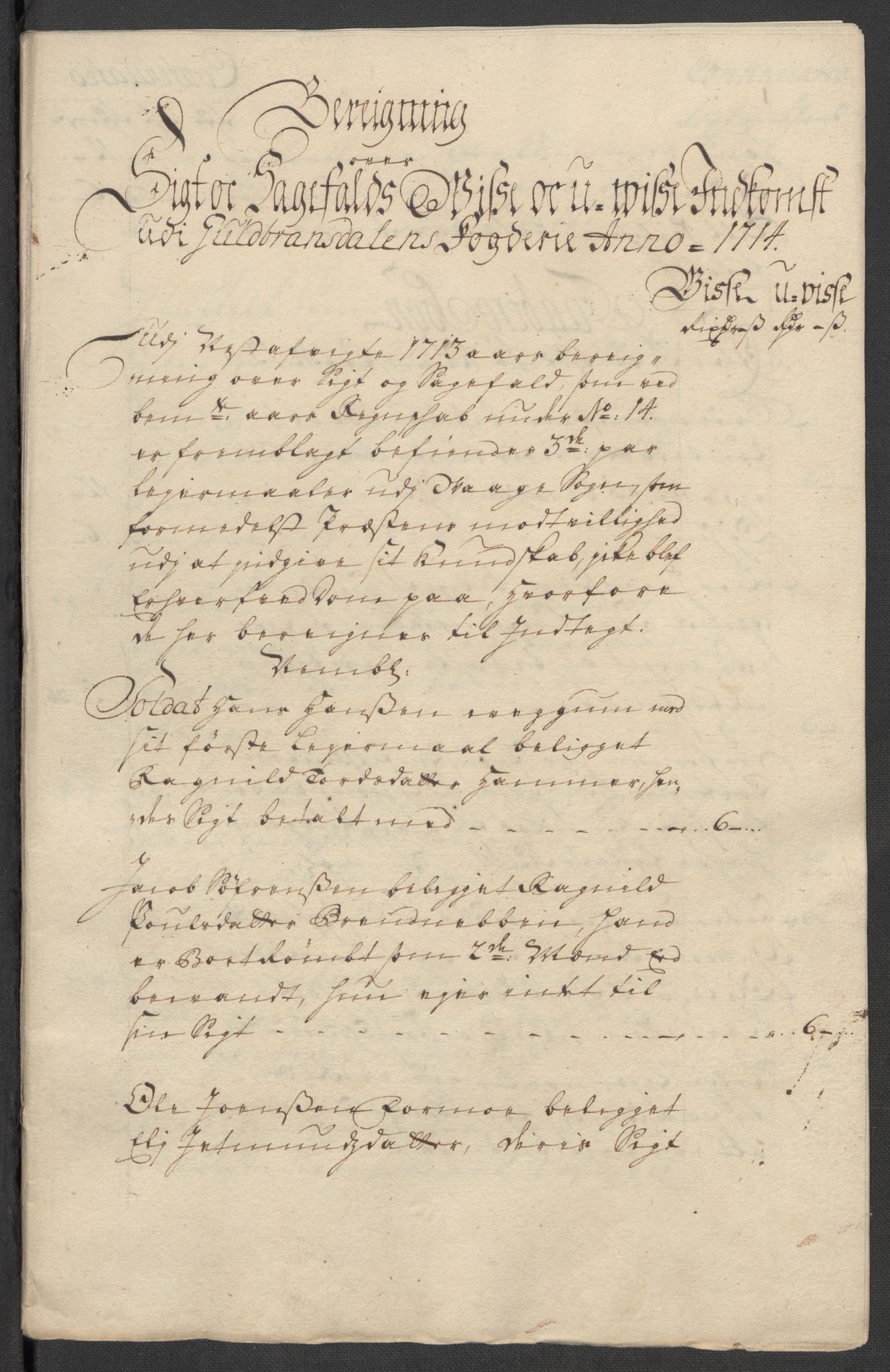 Rentekammeret inntil 1814, Reviderte regnskaper, Fogderegnskap, AV/RA-EA-4092/R17/L1183: Fogderegnskap Gudbrandsdal, 1714, p. 88