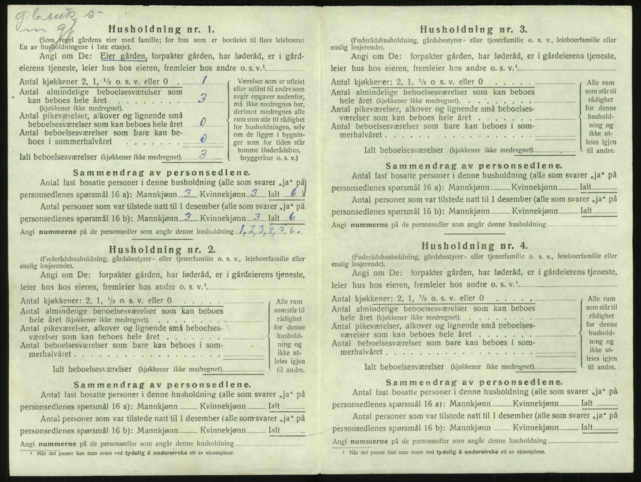 SAK, 1920 census for Landvik, 1920, p. 749