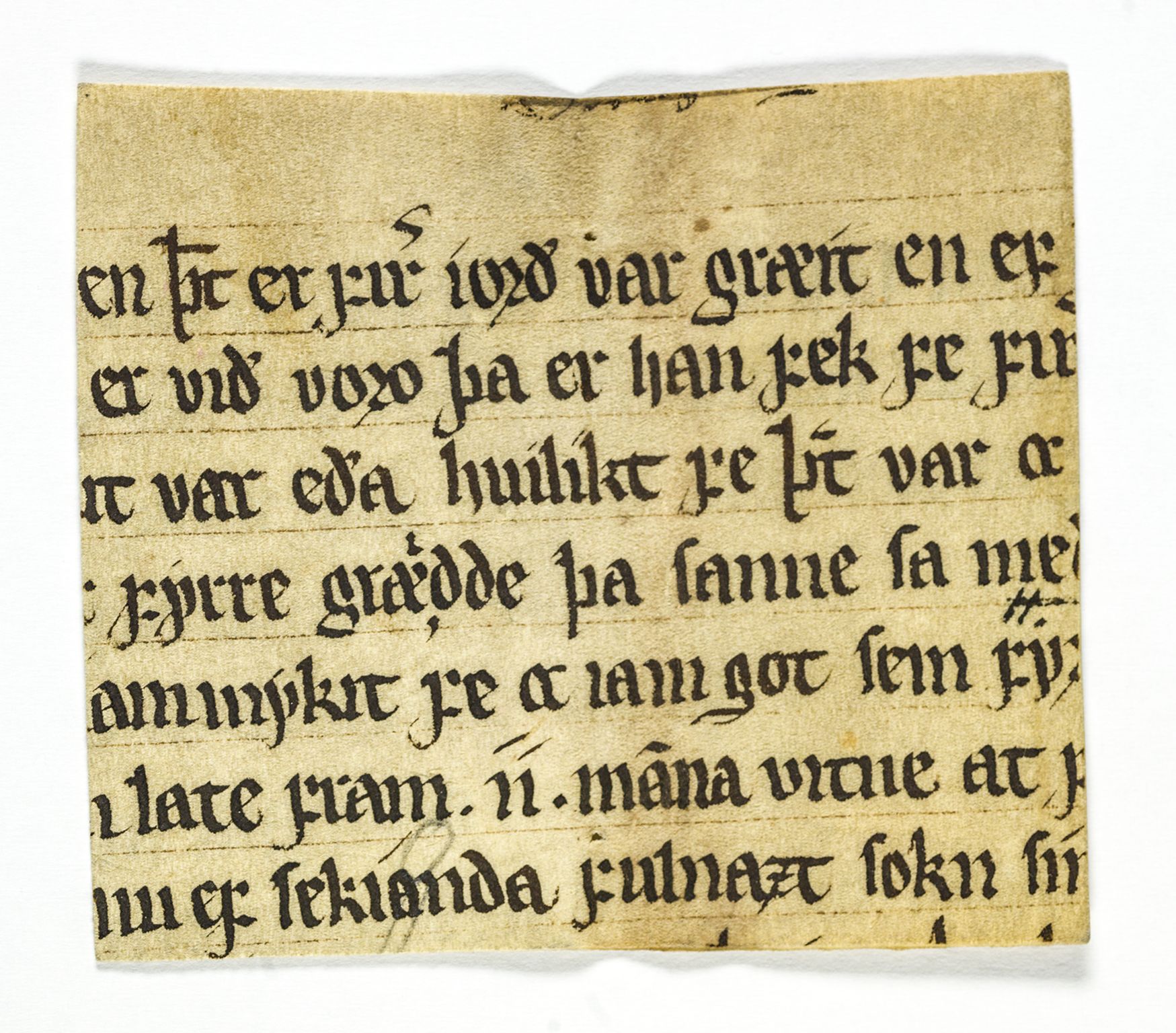 Riksarkivets diplomsamling, AV/RA-EA-5965/F26/L0003: Norrøne membranfragmenter bestand 11-30, 1100-1536, p. 97