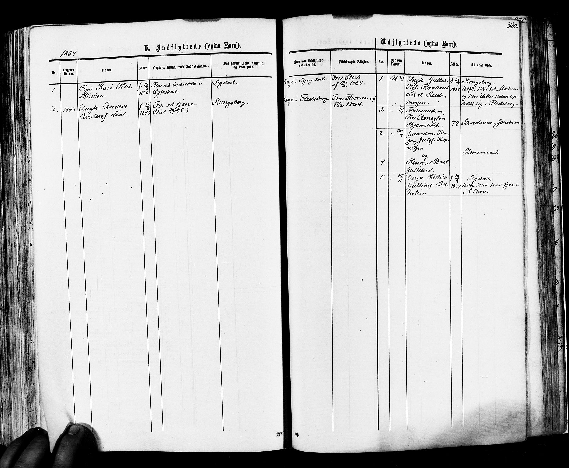 Flesberg kirkebøker, SAKO/A-18/F/Fa/L0007: Parish register (official) no. I 7, 1861-1878, p. 362