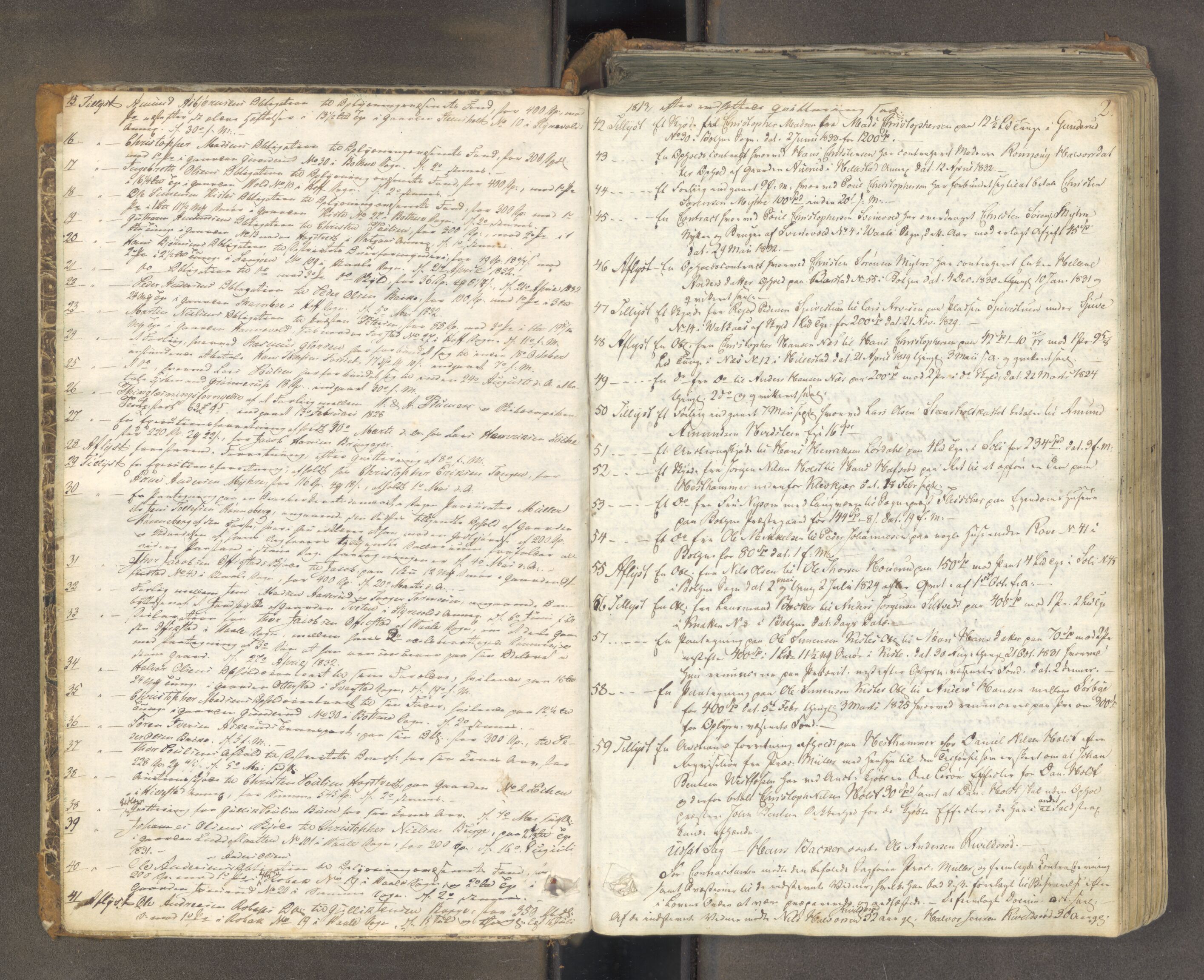 Nordre Jarlsberg sorenskriveri, AV/SAKO-A-80/F/Fa/Faa/L0036: Tingbok, 1832-1836, p. 1b-2a
