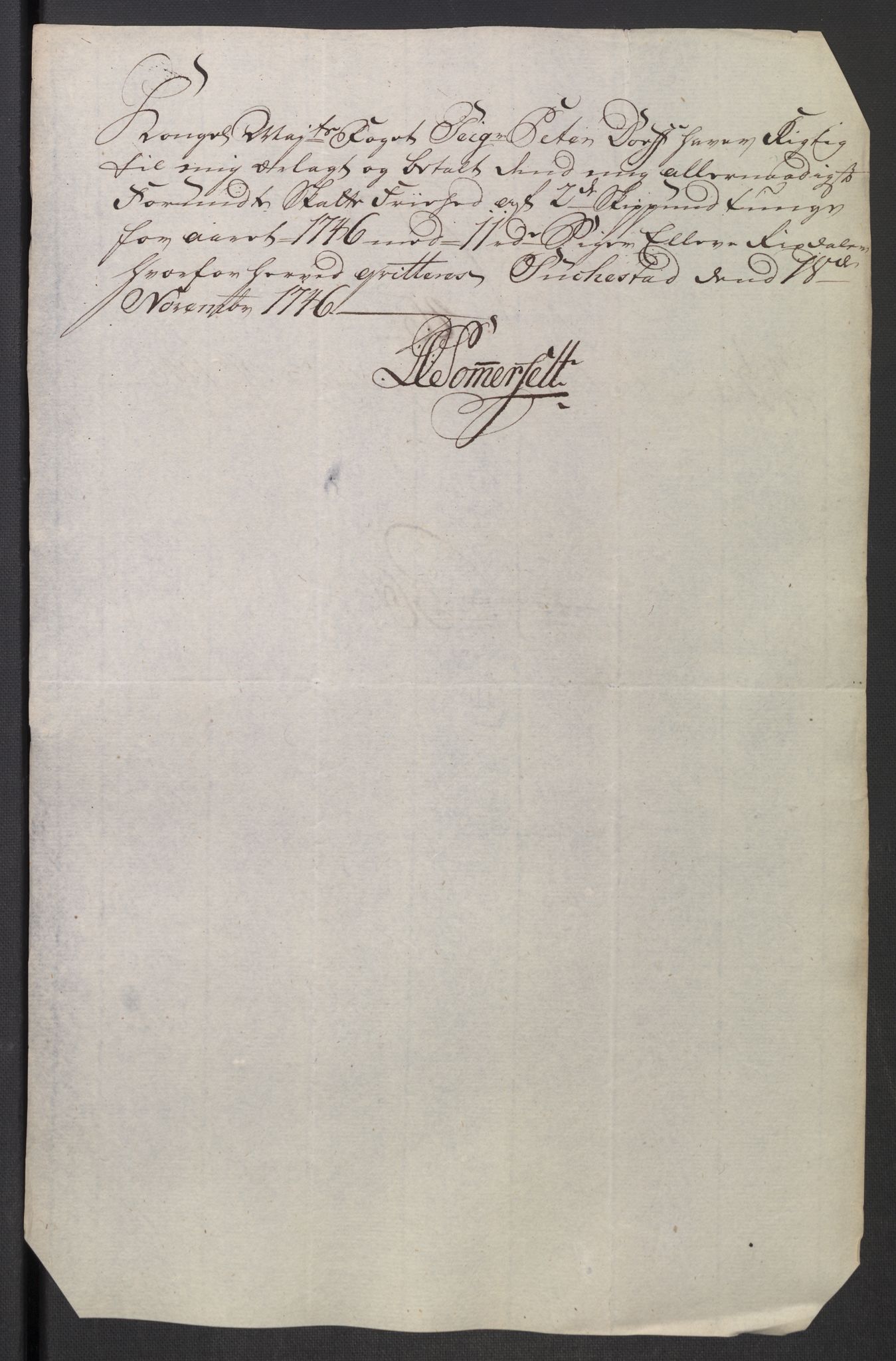 Rentekammeret inntil 1814, Reviderte regnskaper, Fogderegnskap, AV/RA-EA-4092/R18/L1345: Fogderegnskap Hadeland, Toten og Valdres, 1745-1746, p. 490