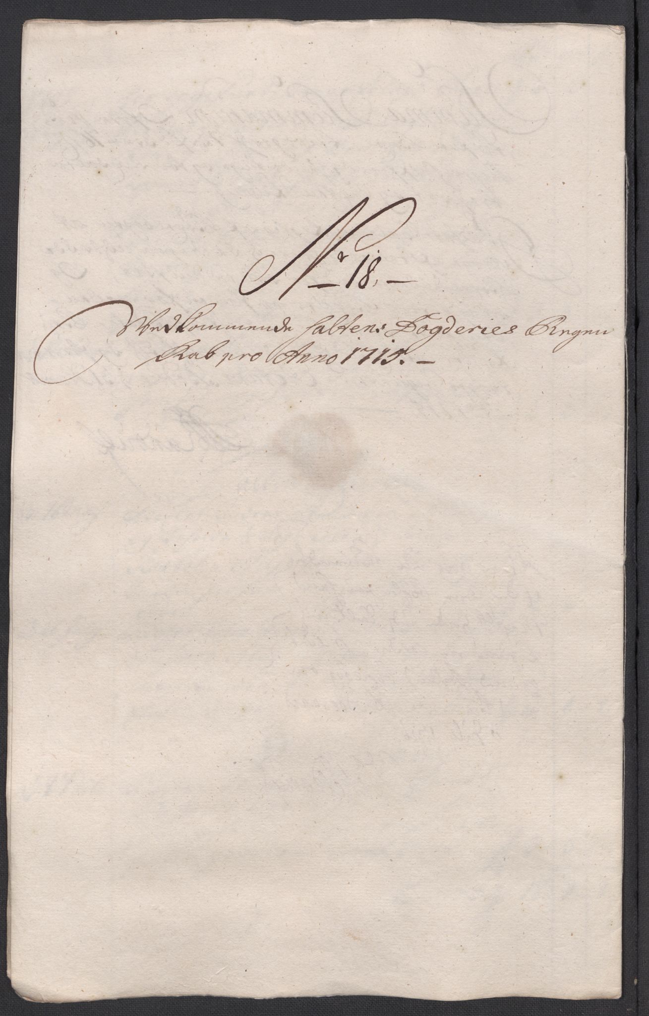 Rentekammeret inntil 1814, Reviderte regnskaper, Fogderegnskap, RA/EA-4092/R66/L4585: Fogderegnskap Salten, 1715, p. 228