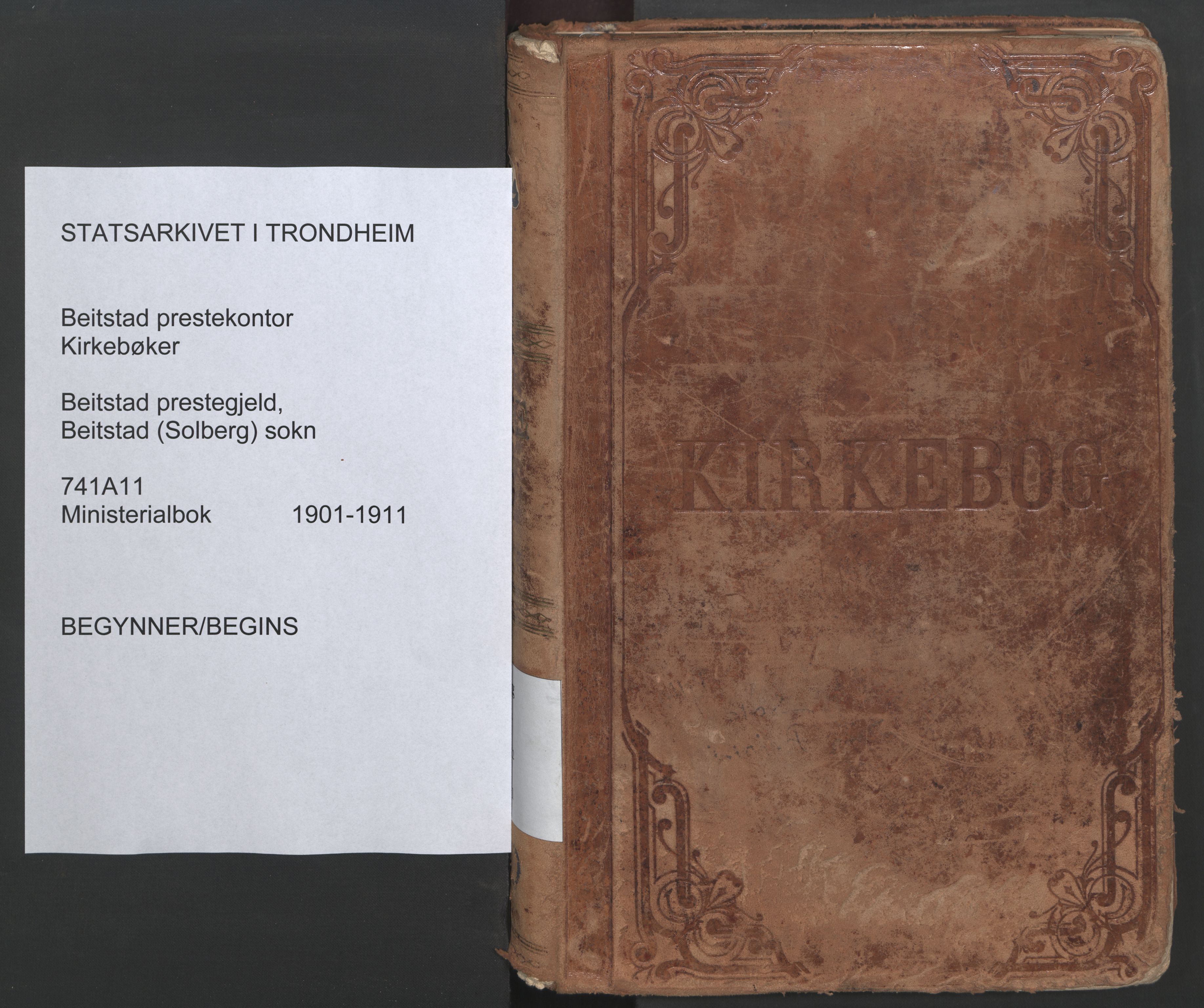 Ministerialprotokoller, klokkerbøker og fødselsregistre - Nord-Trøndelag, SAT/A-1458/741/L0397: Parish register (official) no. 741A11, 1901-1911