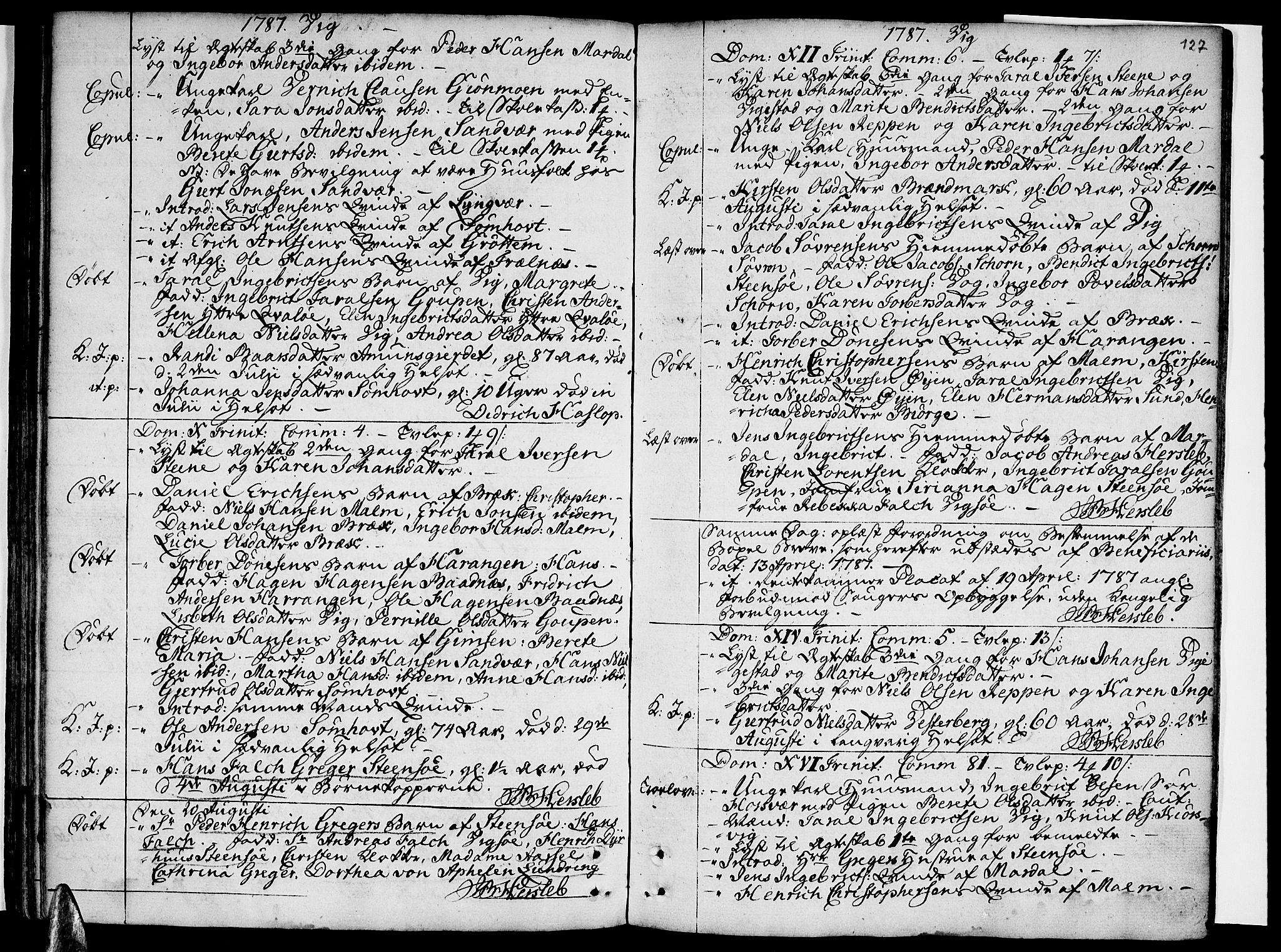 Ministerialprotokoller, klokkerbøker og fødselsregistre - Nordland, SAT/A-1459/812/L0173: Parish register (official) no. 812A02, 1752-1800, p. 127