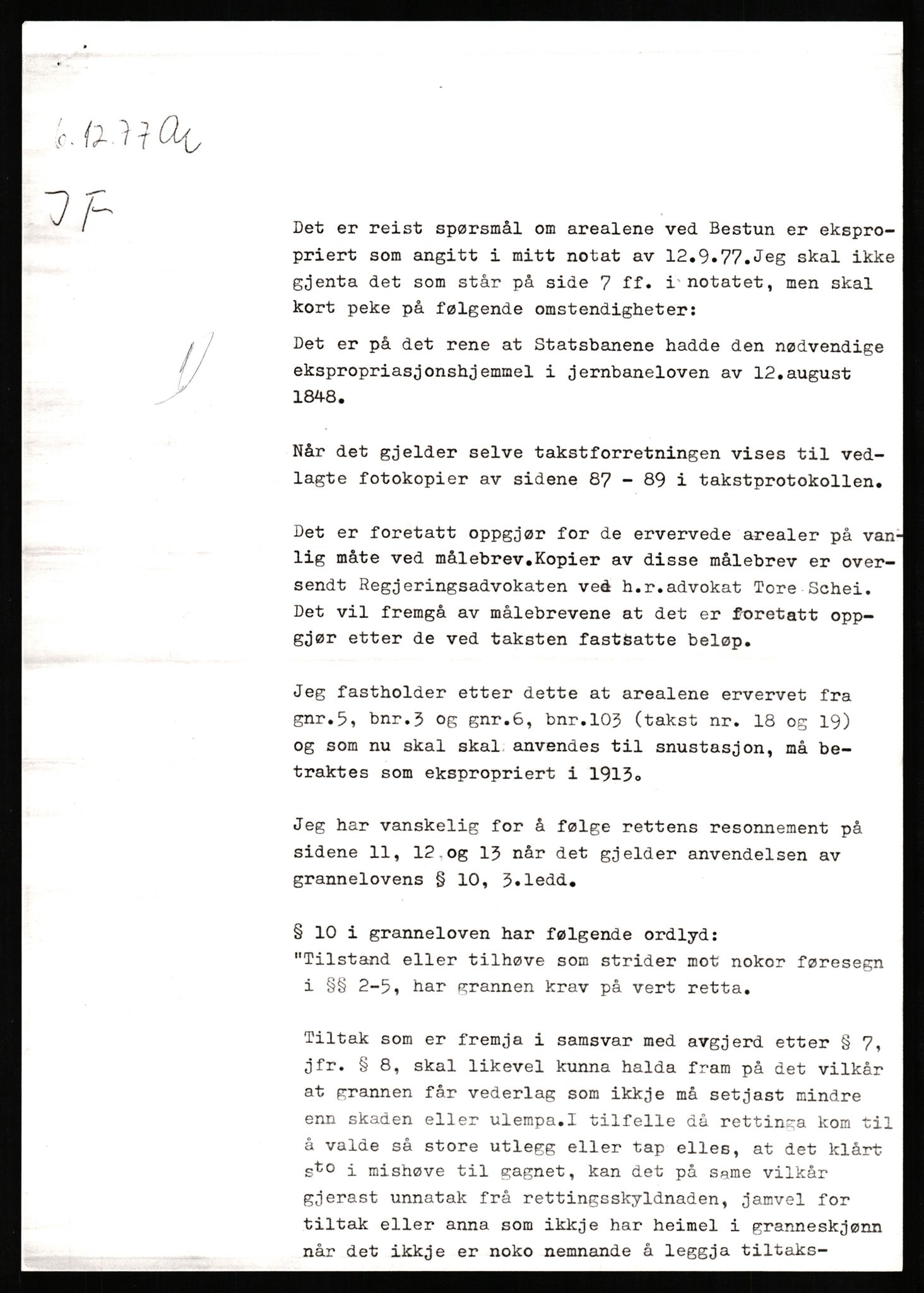 Norges statsbaner, Hovedadministrasjonen, Plankontoret for Oslo S, AV/RA-S-5410/D/L0171: Driftsbanegården. Øvrige driftsbanegårder, 1976-1978, p. 89