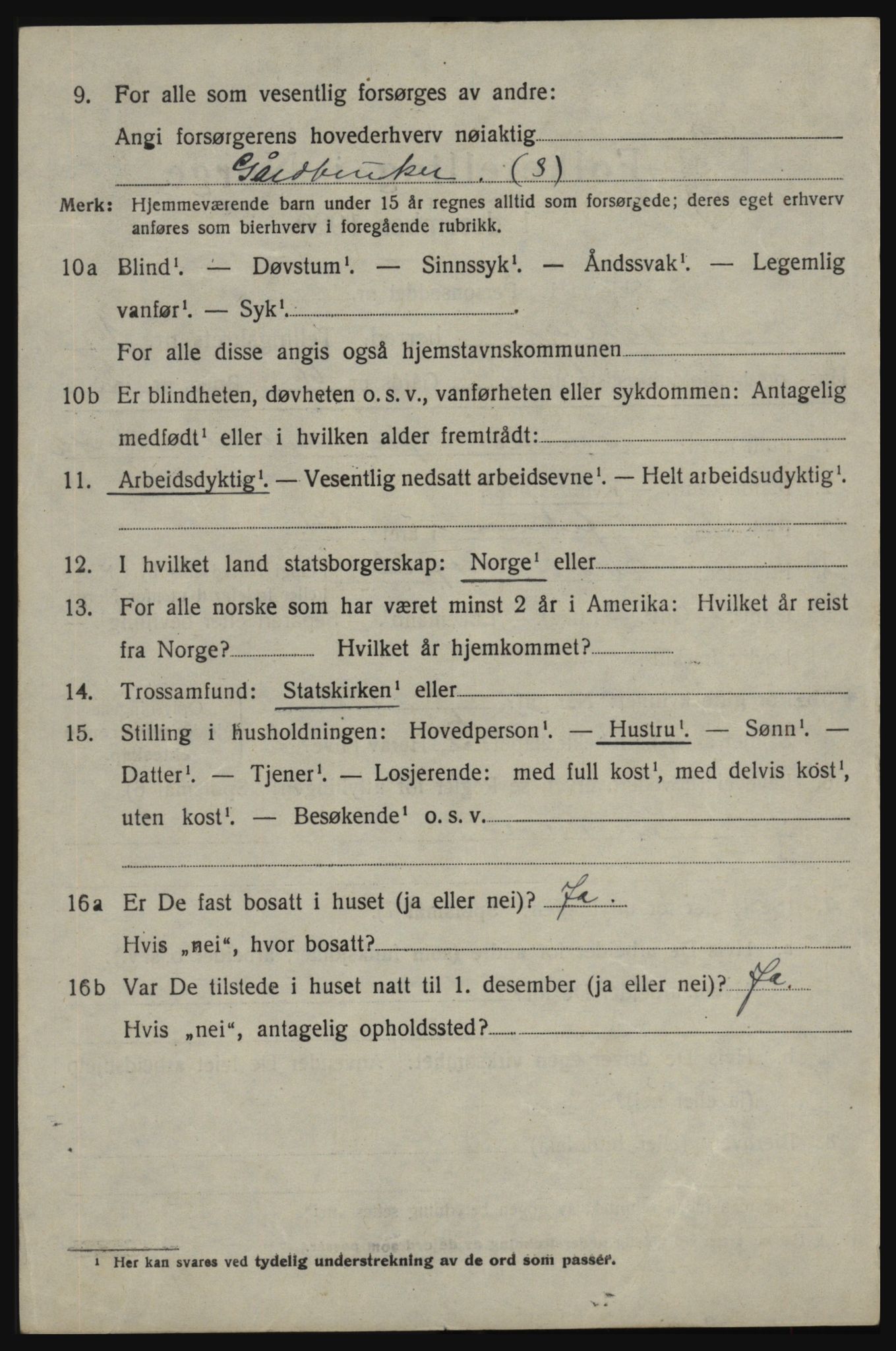 SAO, 1920 census for Skjeberg, 1920, p. 9082